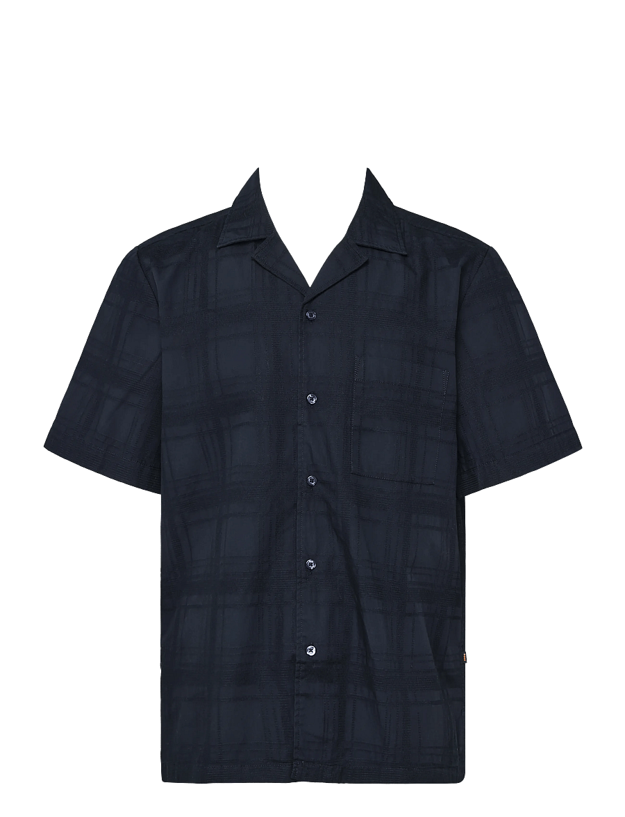 BOSS - Rayer_M - mønstrede skjorter - dark blue - 0