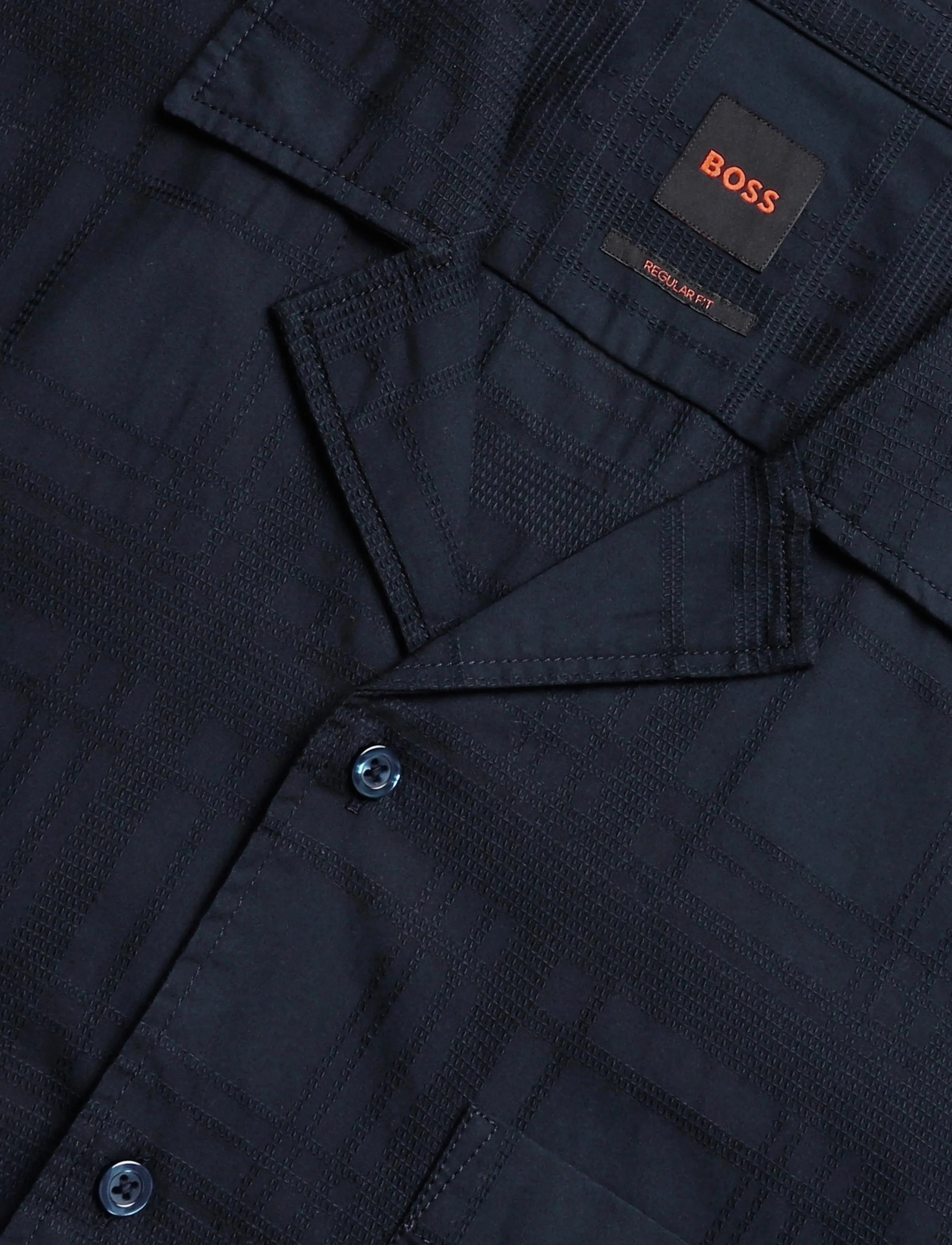 BOSS - Rayer_M - mønstrede skjorter - dark blue - 2