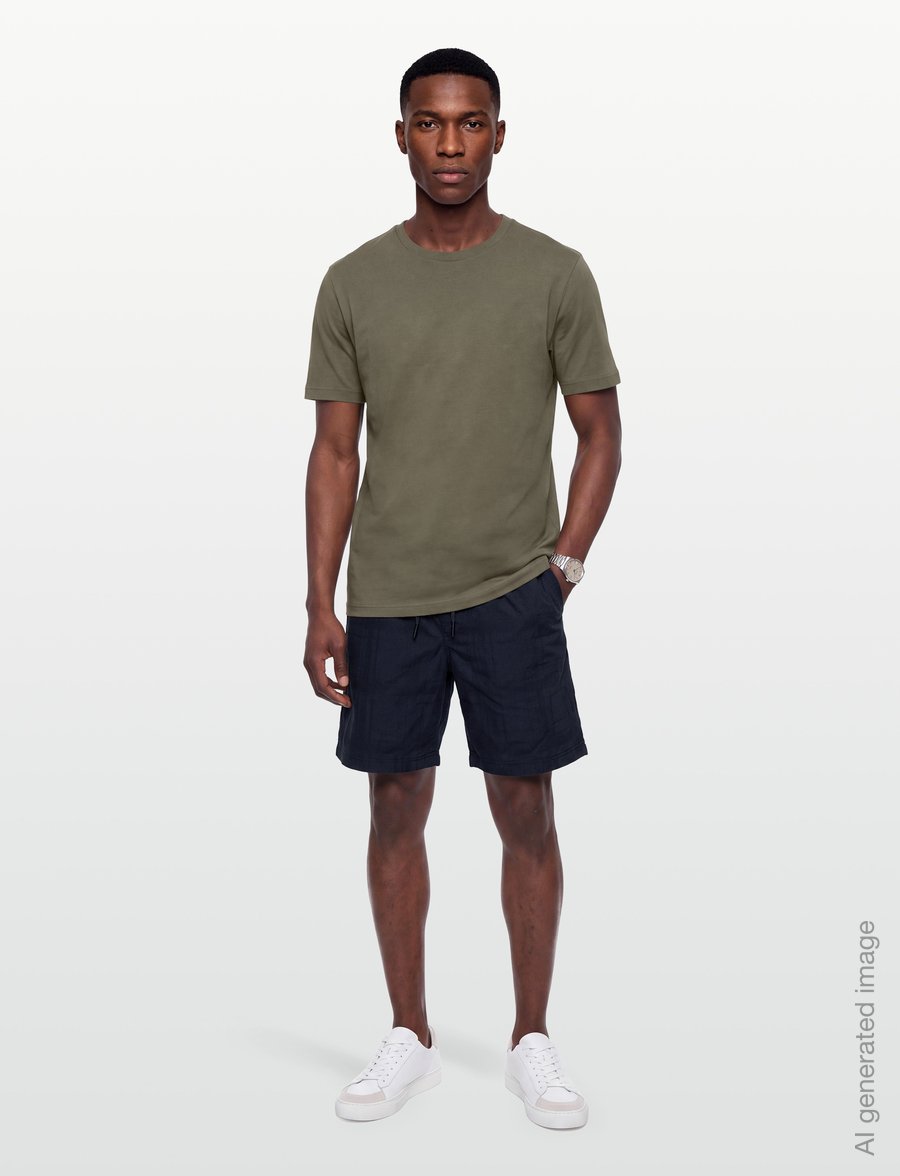 BOSS - Sandrew_6_Shorts - vabaaja lühikesed püksid - dark blue - 0