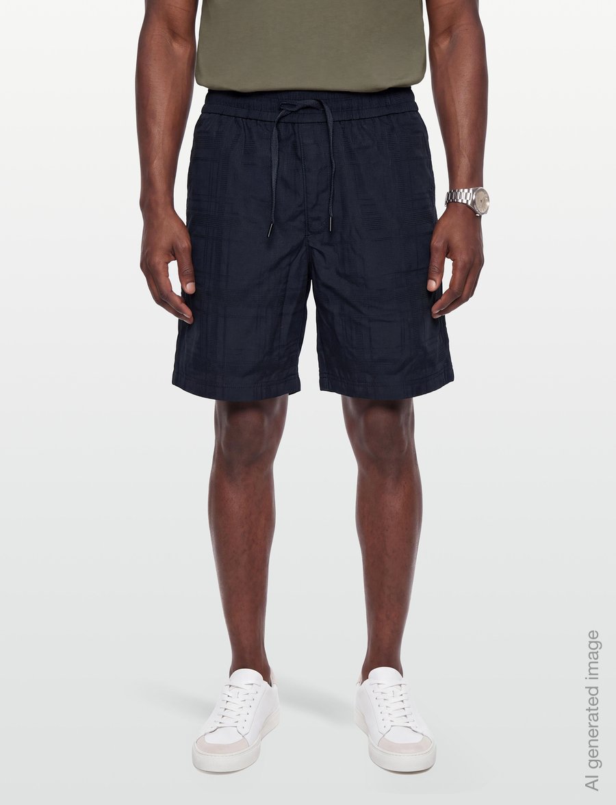BOSS - Sandrew_6_Shorts - vabaaja lühikesed püksid - dark blue - 3