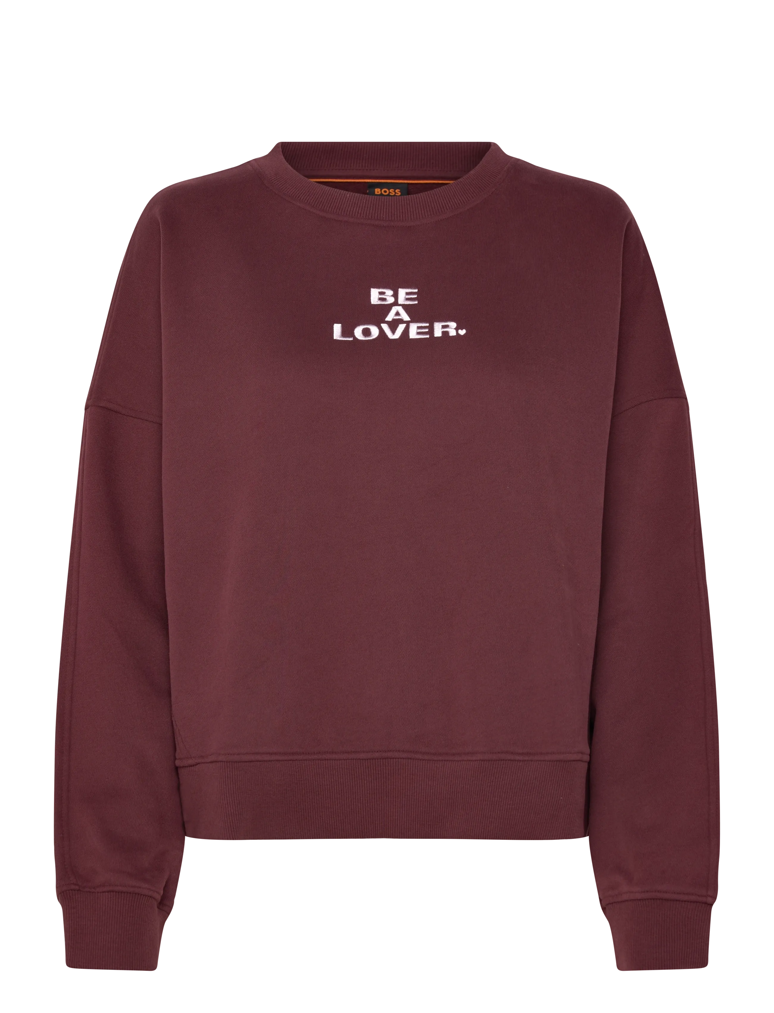 BOSS C_Ever_Valentine - Sweatshirts - DARK BROWN / burgundy