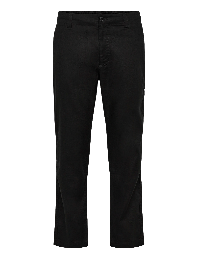 BOSS - Sanderson-L-3 - leinenhosen - black - 1