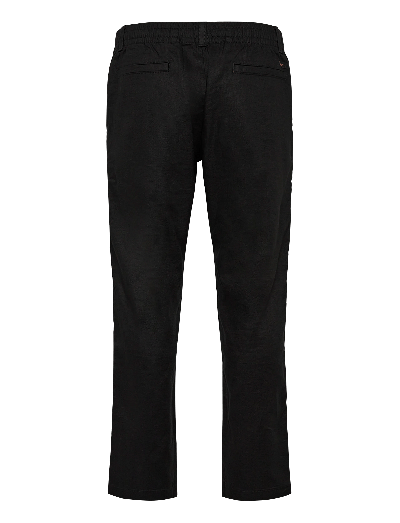 BOSS - Sanderson-L-3 - leinenhosen - black - 2