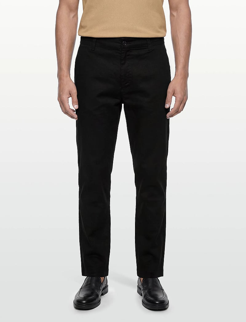 BOSS - Sanderson-L-3 - leinenhosen - black - 3