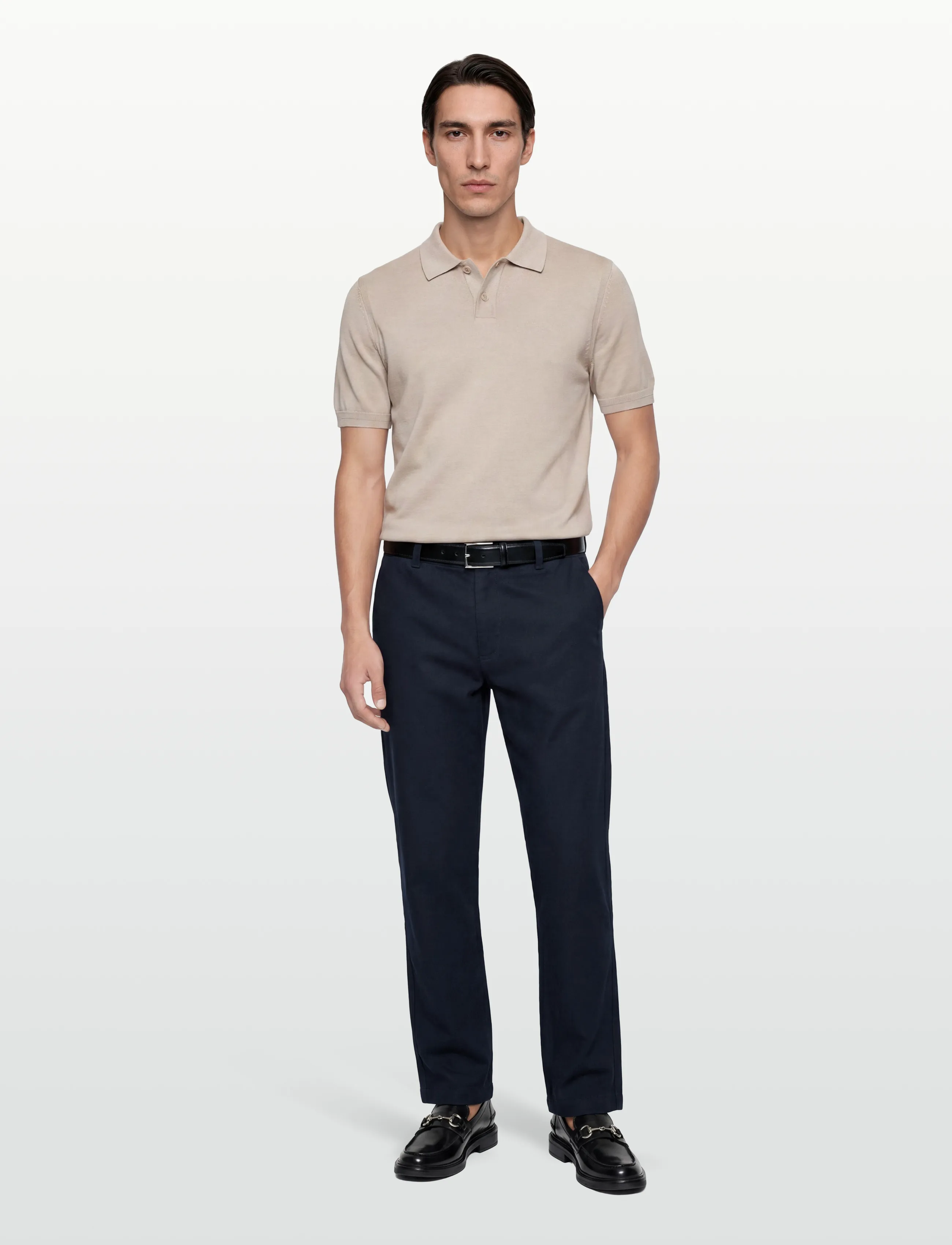 BOSS Sanderson-L-3, 32 x 32, Navy, Bukser > Afslappet, Herre