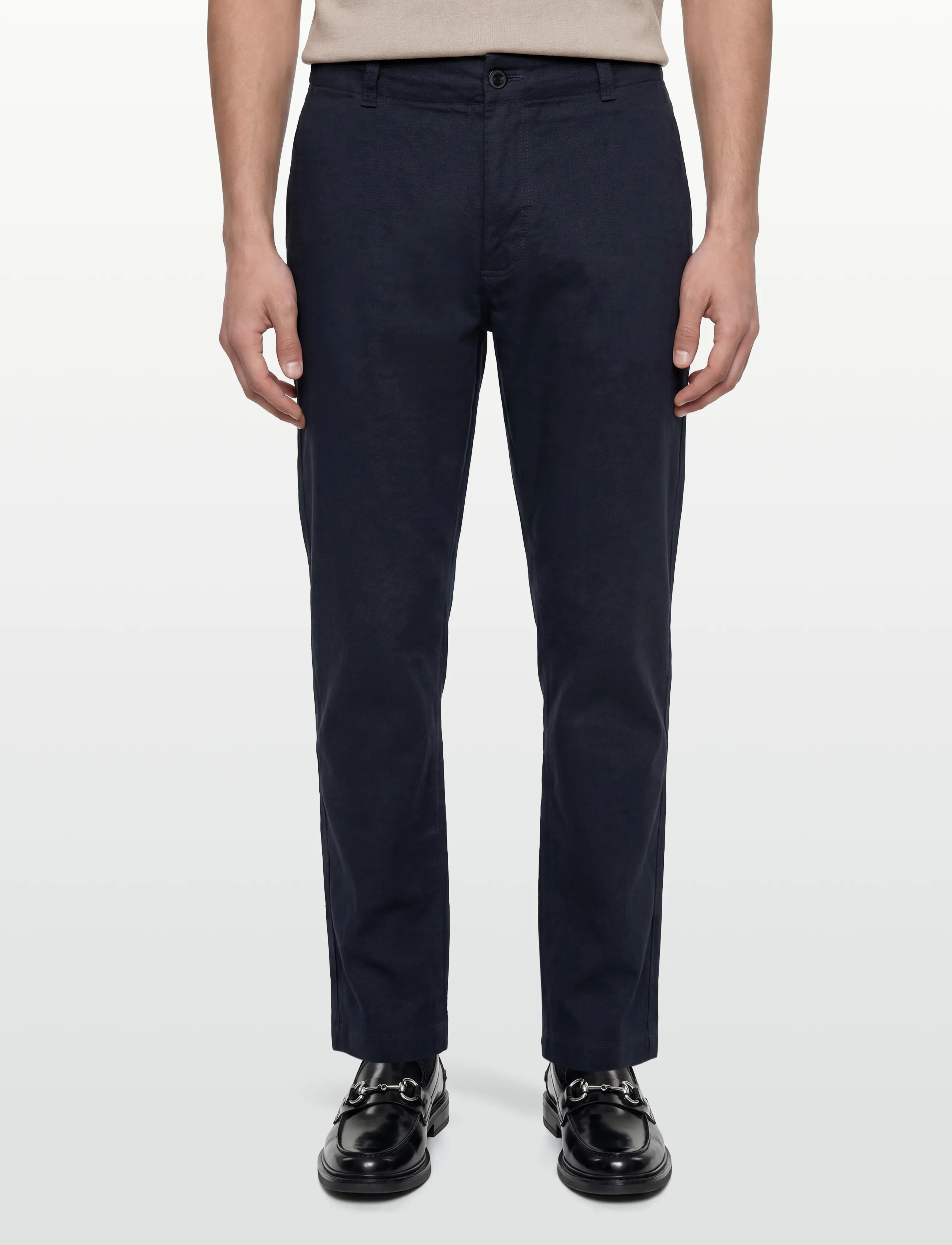 BOSS - Sanderson-L-3 - linen trousers - dark blue - 3