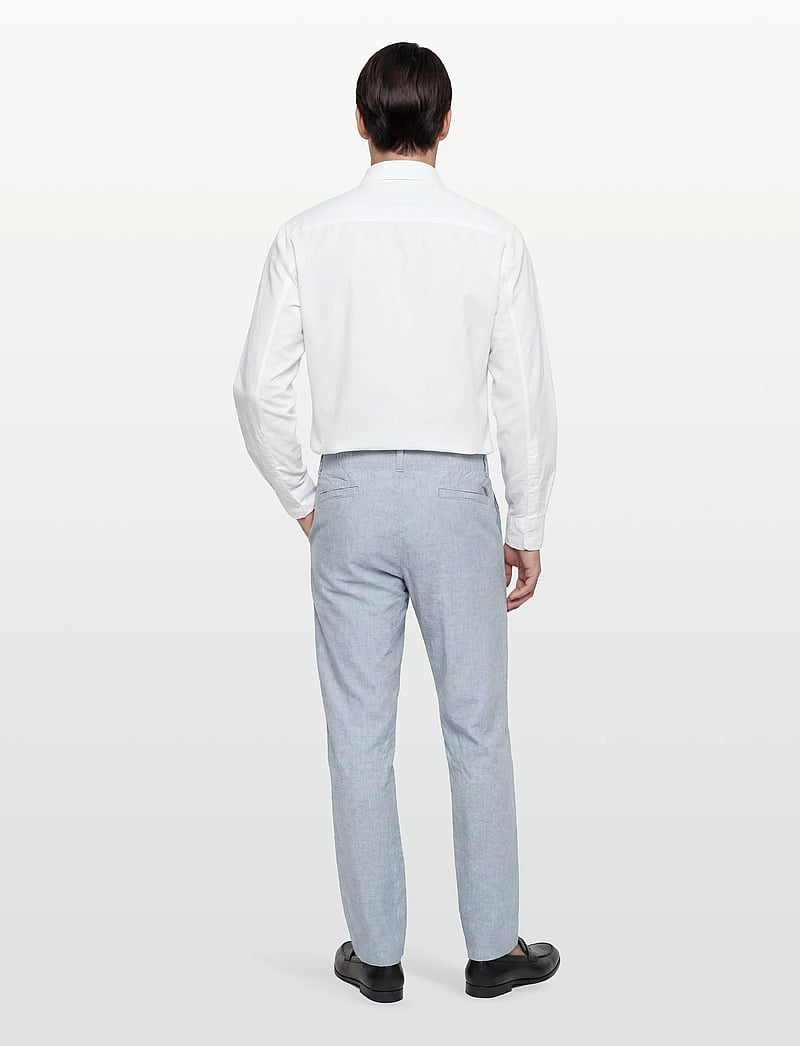 BOSS - Sanderson-L-3 - leinenhosen - light/pastel blue - 4