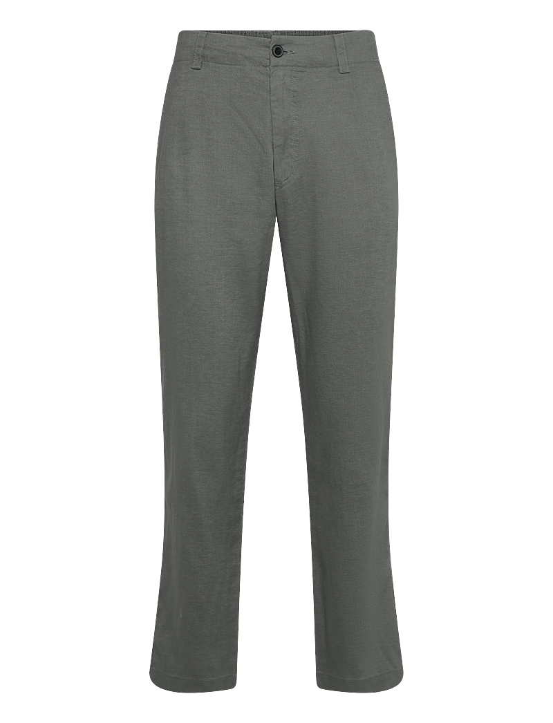 BOSS - Sanderson-L-3 - leinenhosen - open grey - 1