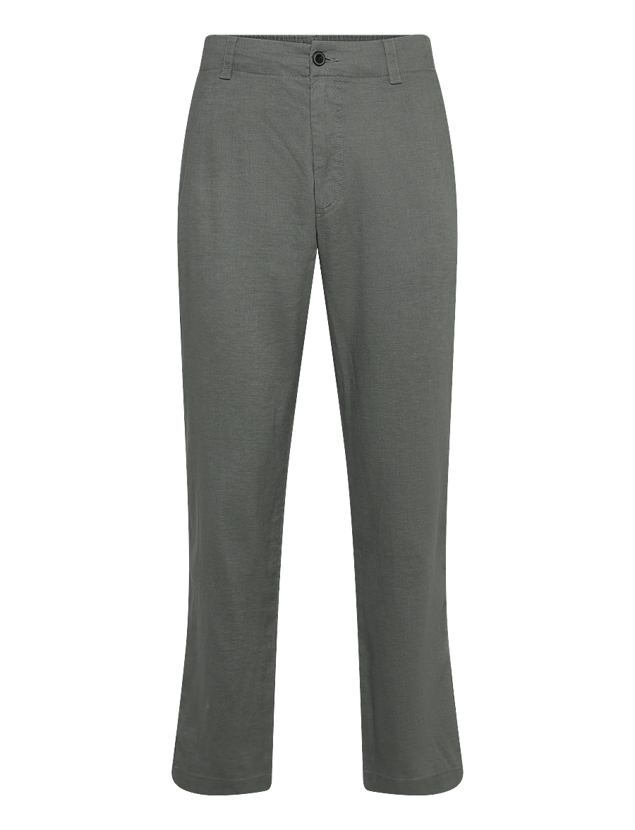 BOSS - Sanderson-L-3 - leinenhosen - open grey - 1
