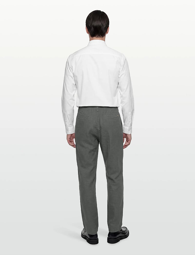 BOSS - Sanderson-L-3 - leinenhosen - open grey - 4