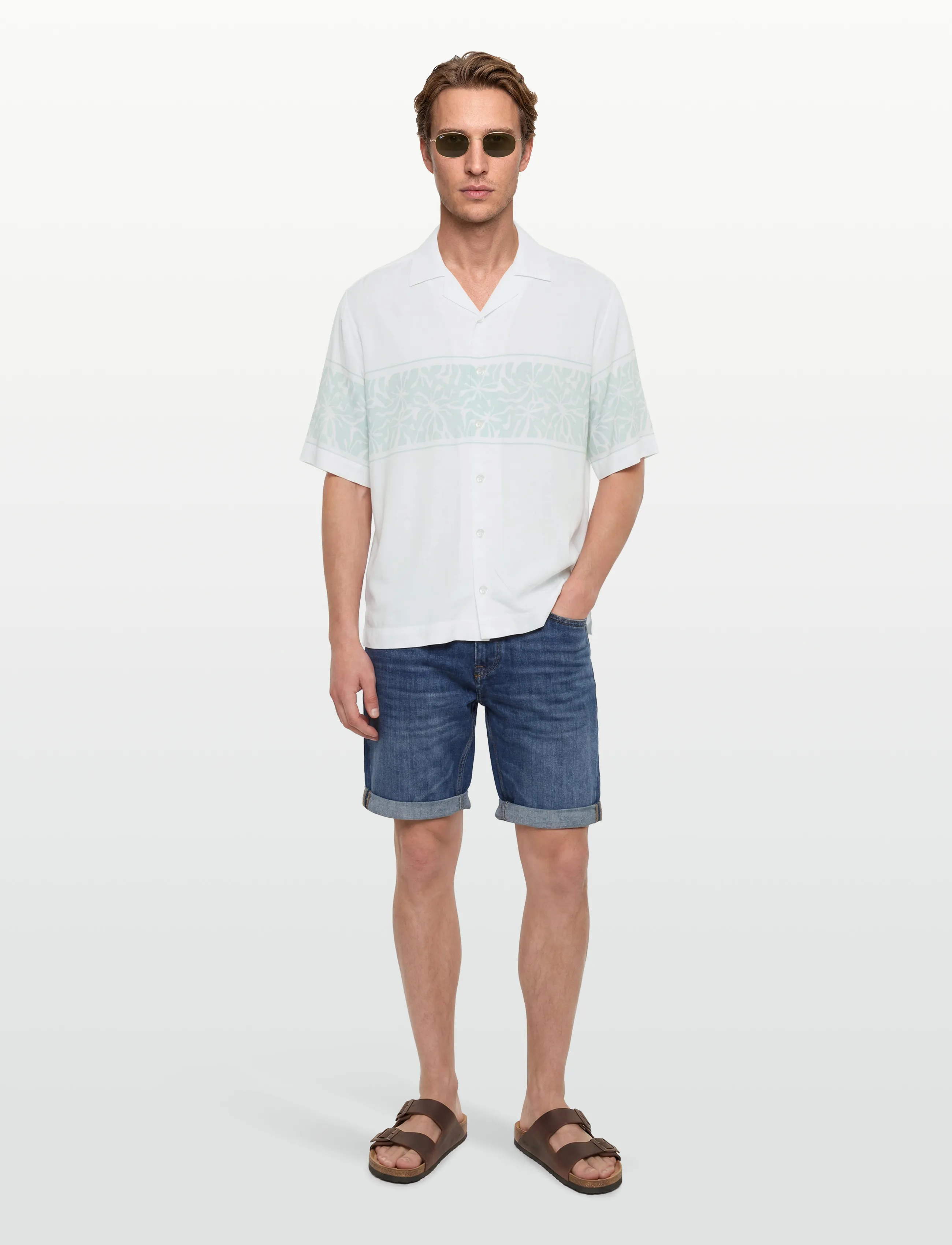 BOSS Lapisy_M, M, Shirts, Weiß - Casual Männerswear