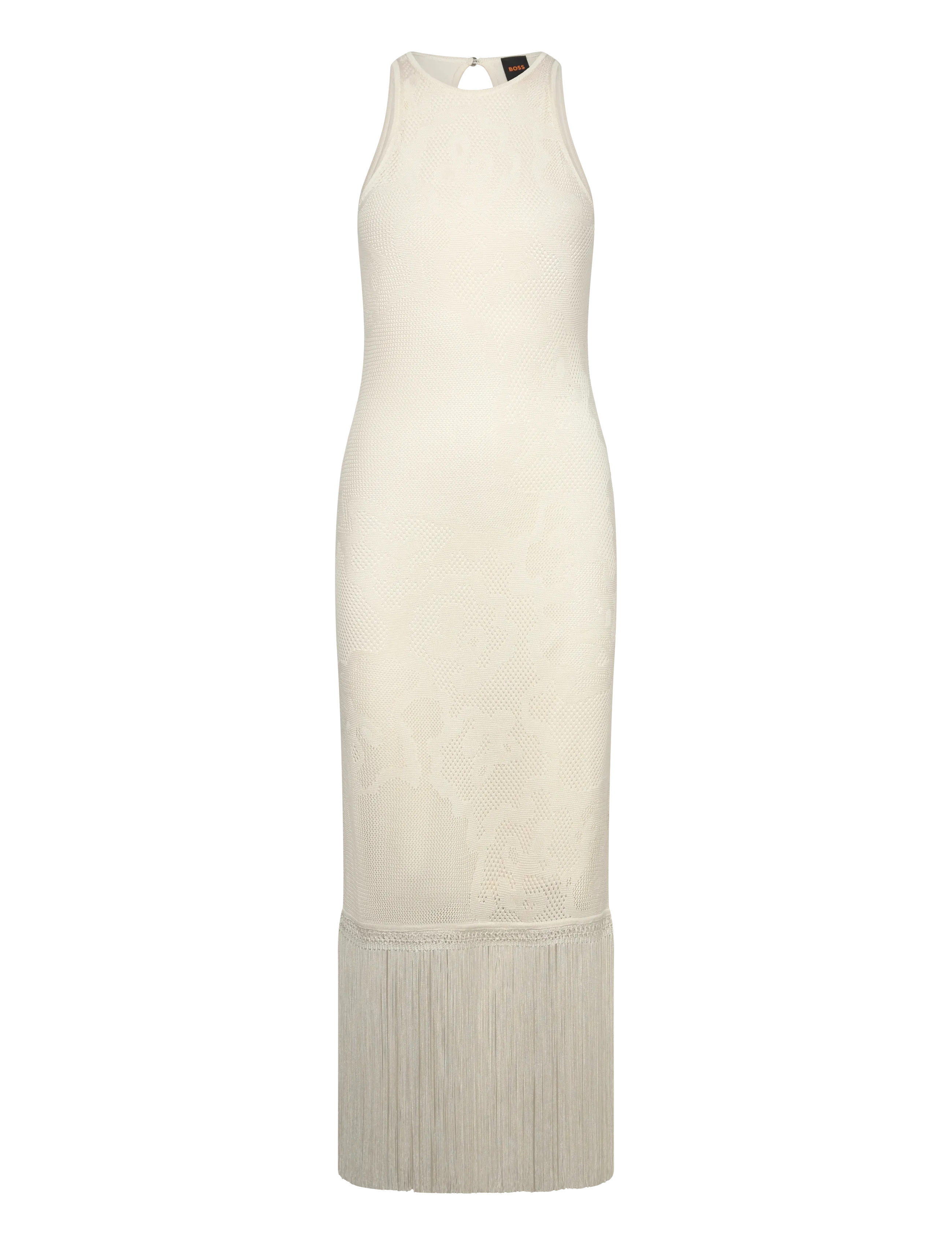 BOSS C_Farseille - Stickade klänningar - OPEN WHITE / white