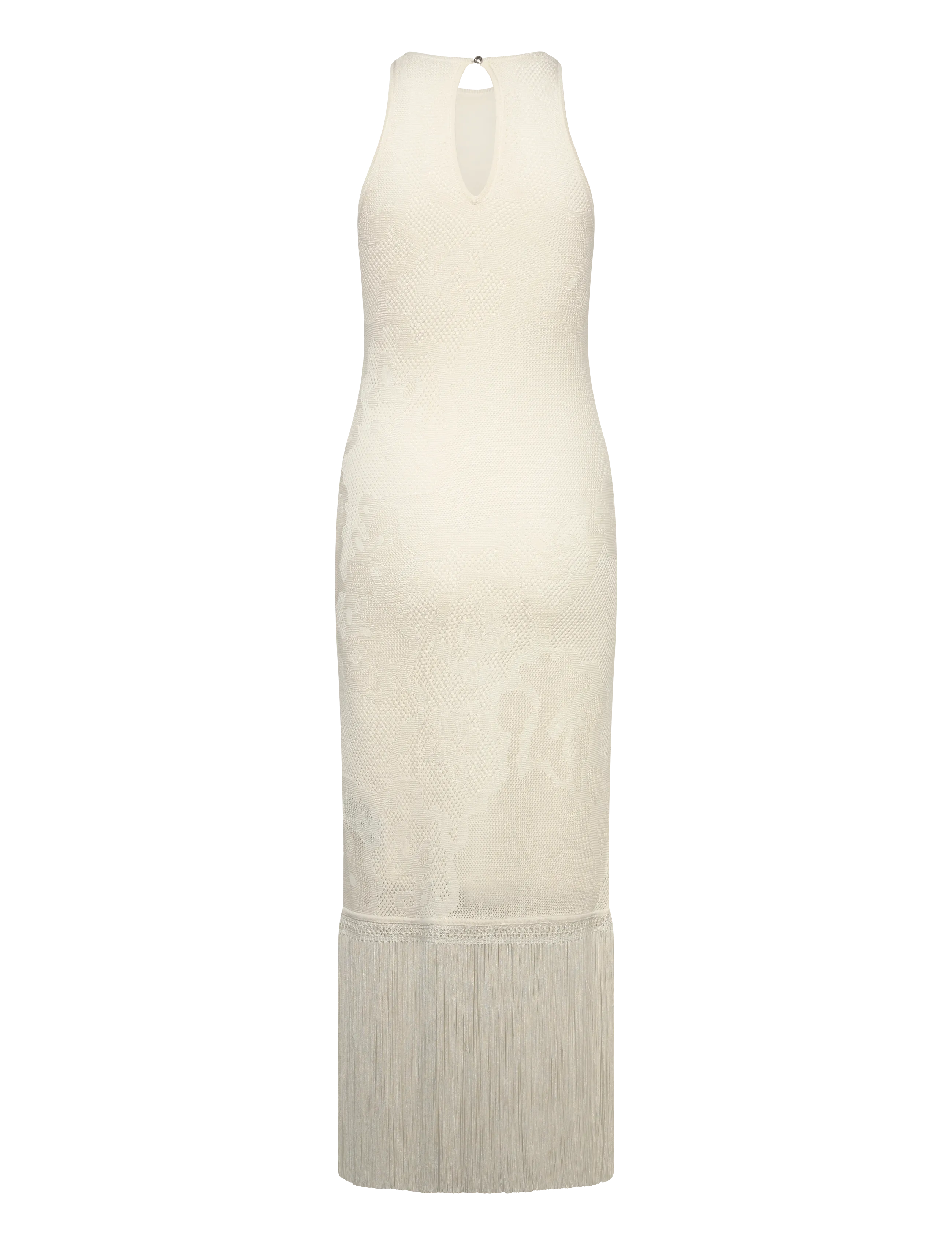 BOSS - C_Farseille - strikkede kjoler - open white - 1