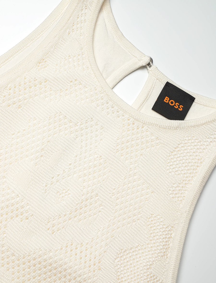 BOSS - C_Farseille - strickkleider - open white - 5