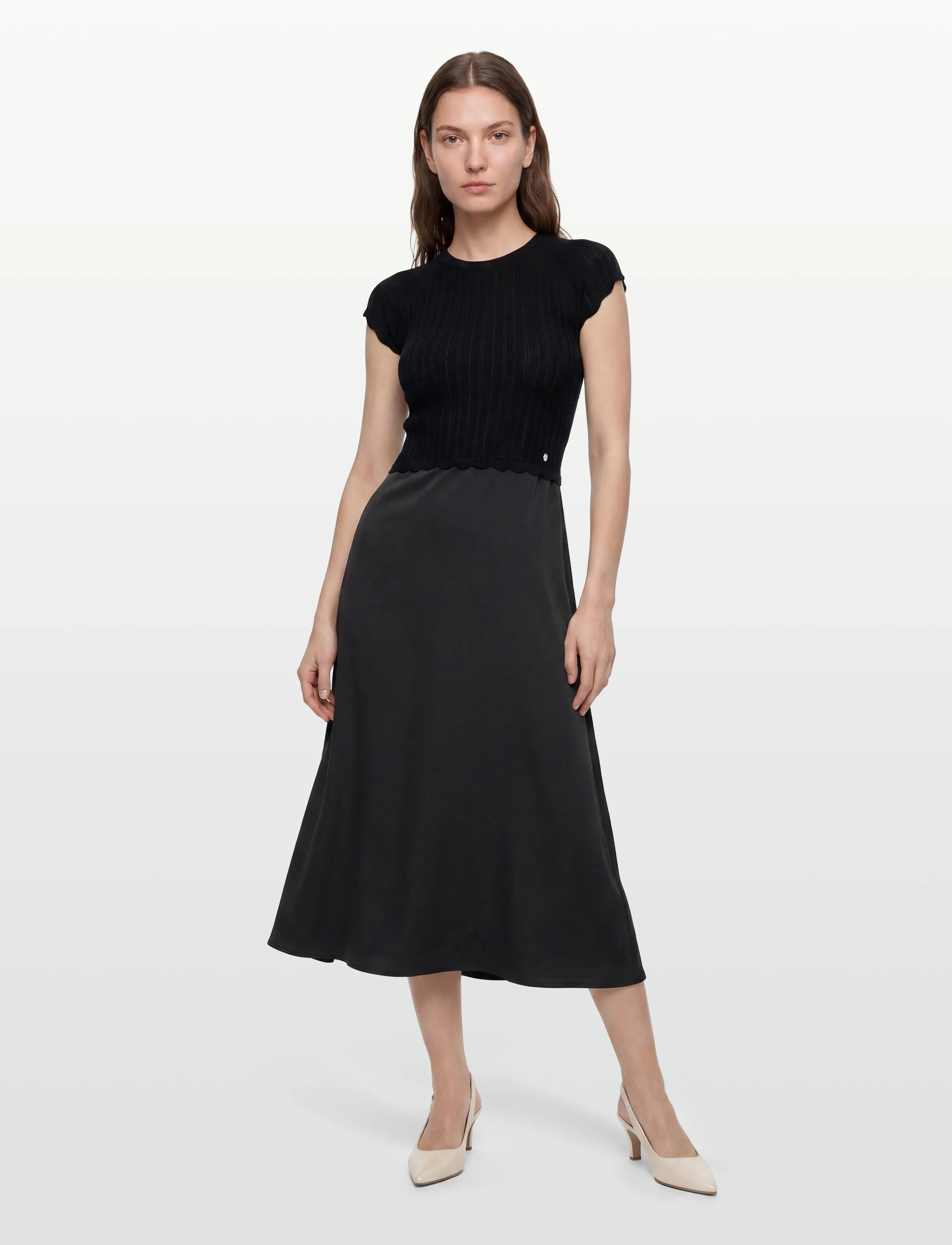 BOSS C_Ficella - Dresses - BLACK / black