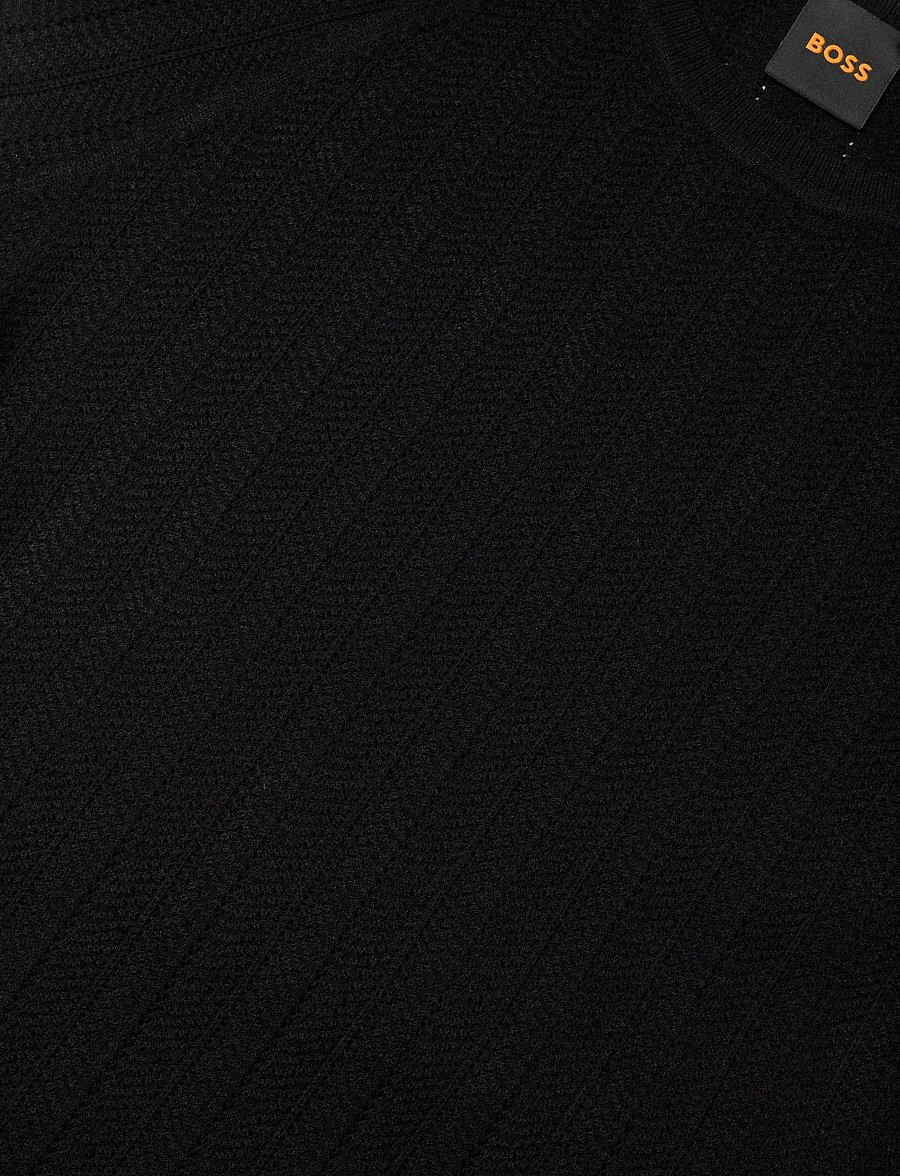 BOSS - C_Ficella - stickade klänningar - black - 5