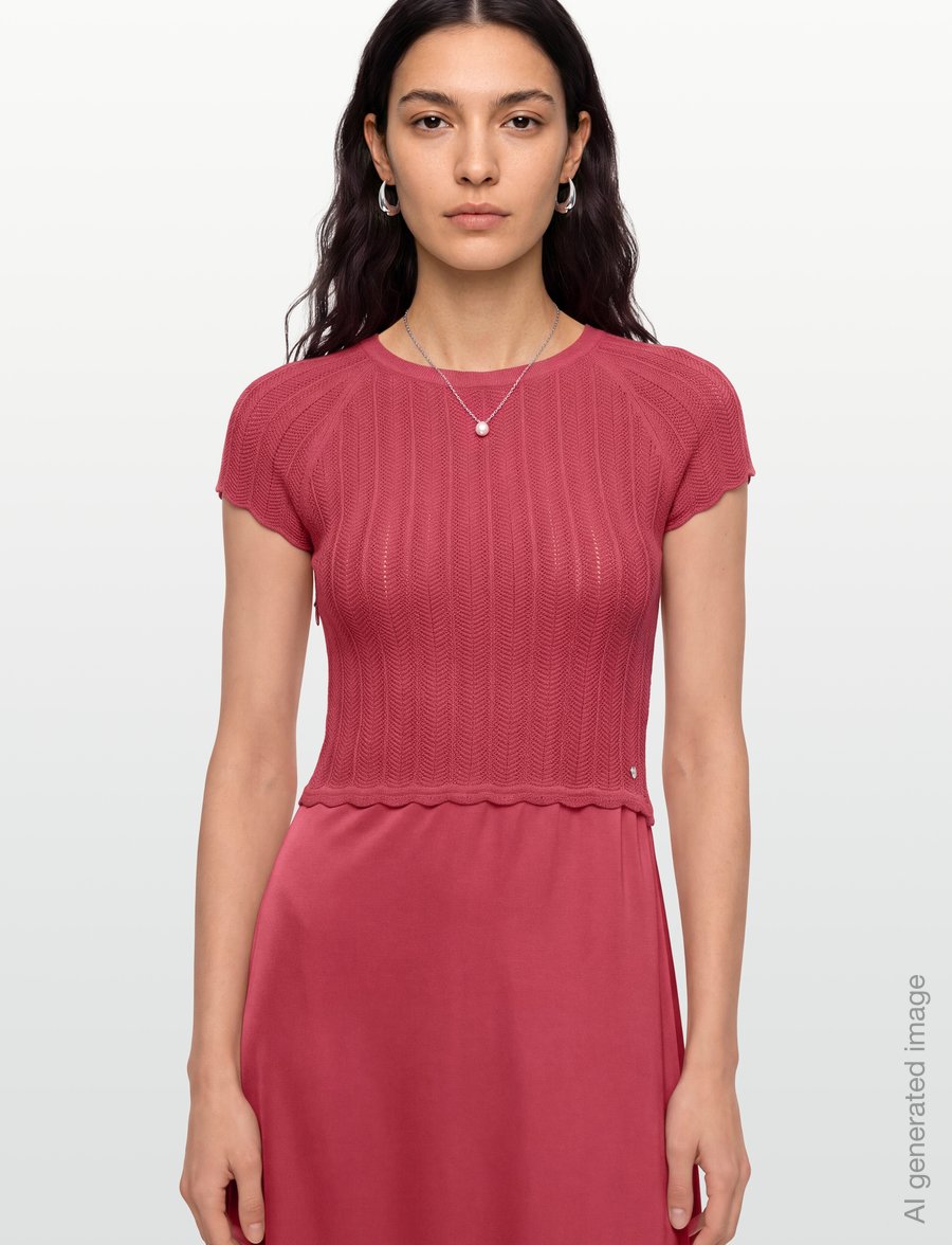 BOSS - C_Ficella - strickkleider - medium red - 3