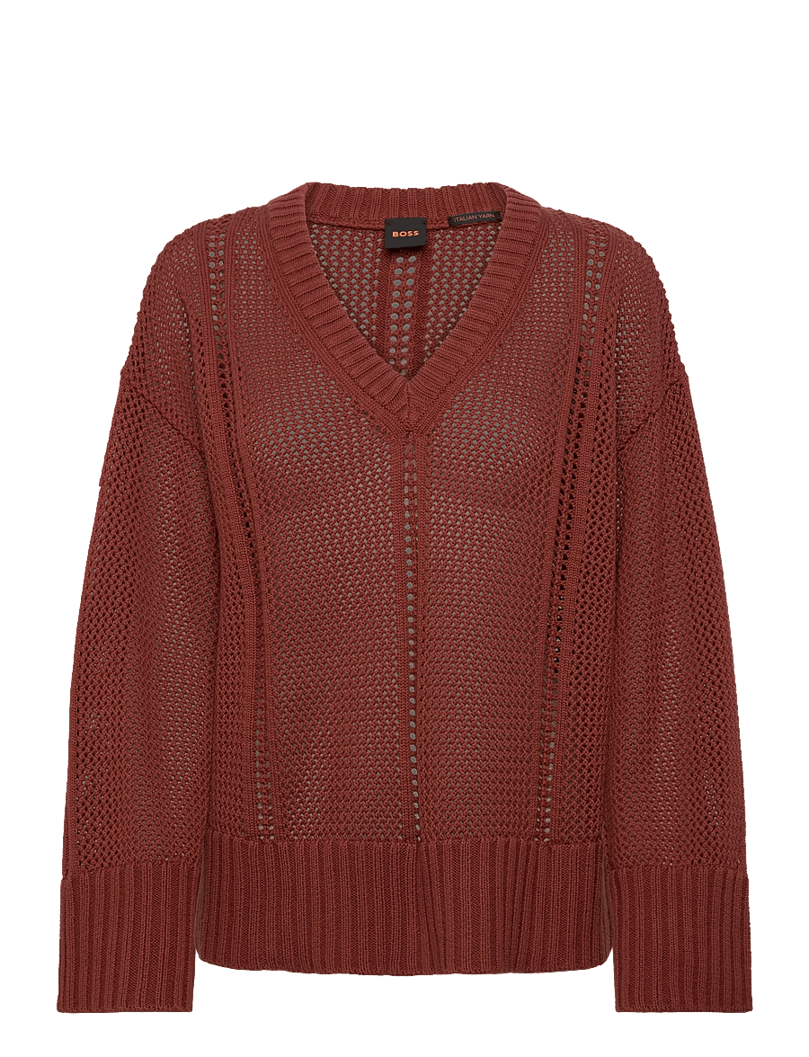 BOSS - C_Fevran - pullover - dark red - 1