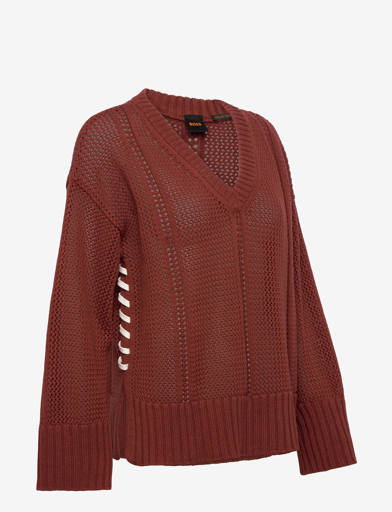 BOSS - C_Fevran - striktrøjer - dark red - 2