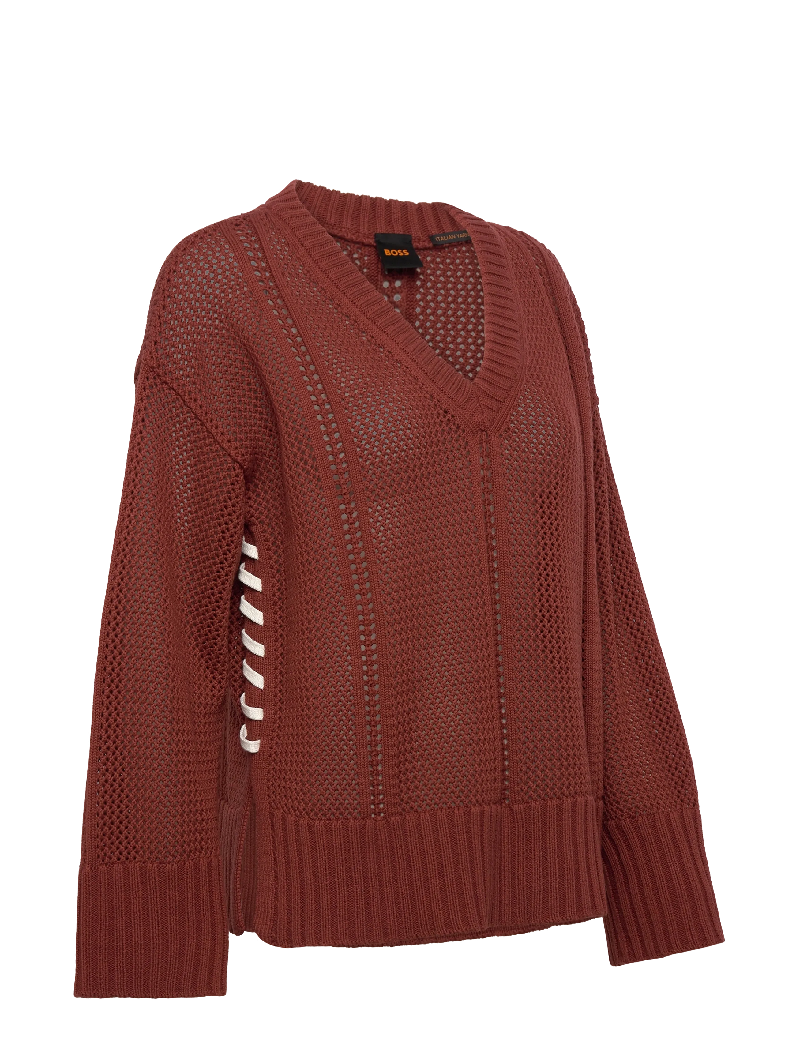 BOSS - C_Fevran - neulepuserot - dark red - 2