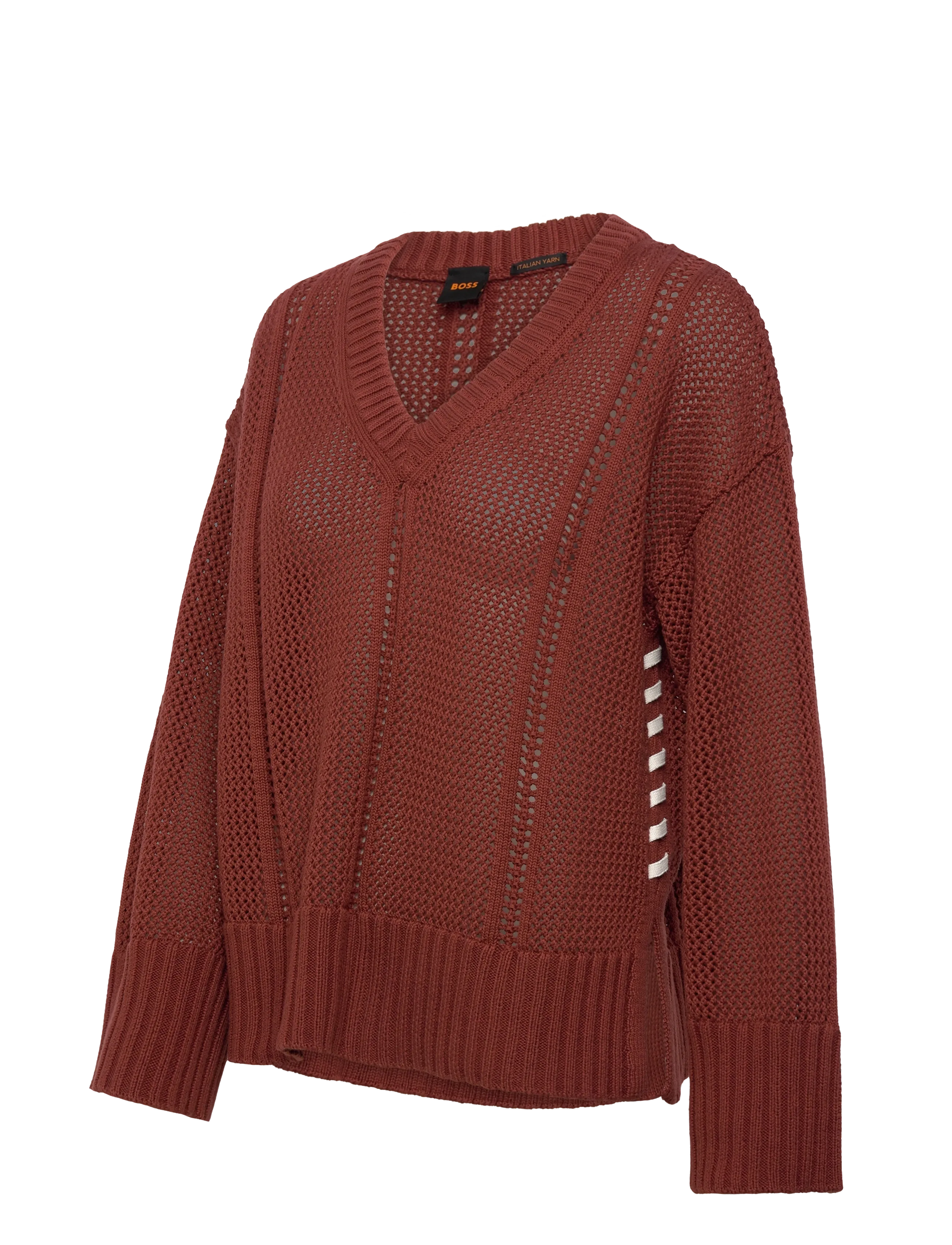 BOSS - C_Fevran - neulepuserot - dark red - 3