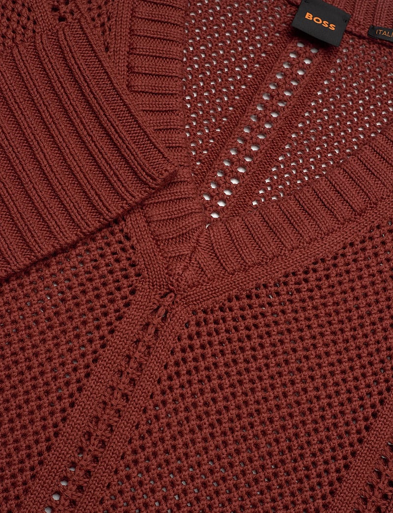 BOSS - C_Fevran - pullover - dark red - 4