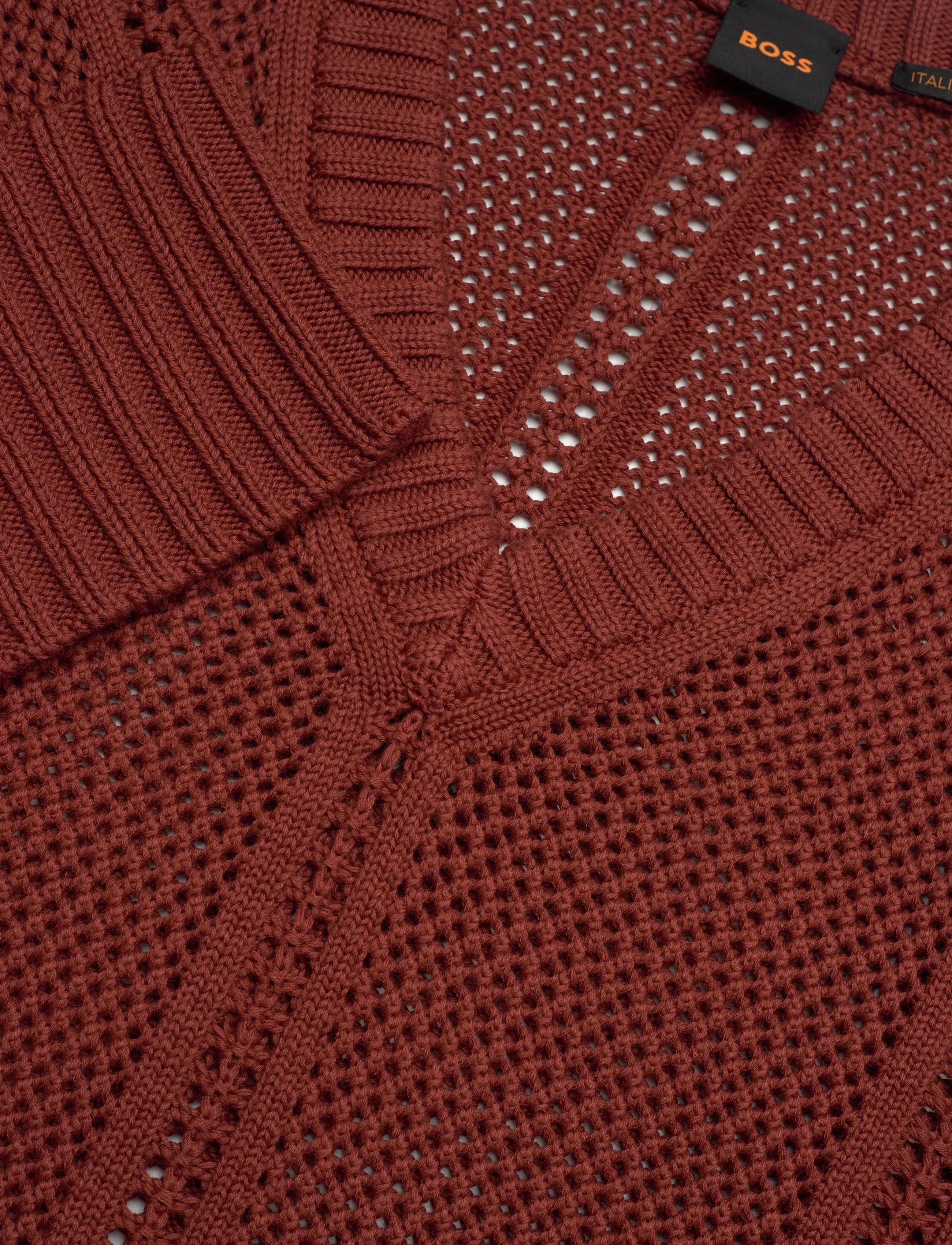 BOSS - C_Fevran - neulepuserot - dark red - 4