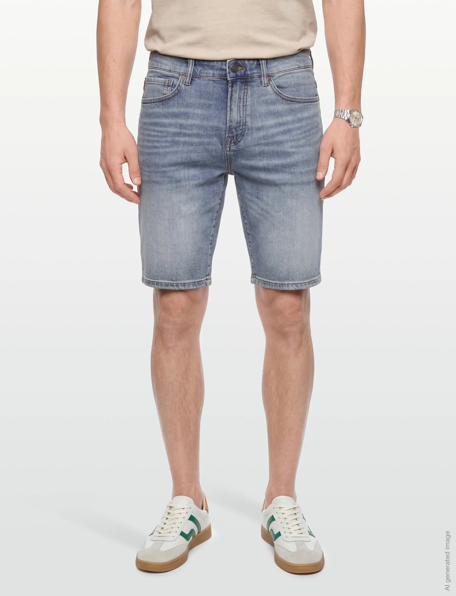 BOSS - Re.Maine Shorts BO - jorts - light/pastel blue - 3