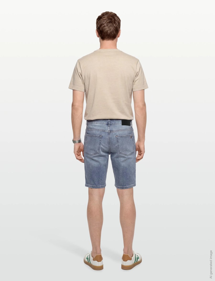 BOSS - Re.Maine Shorts BO - jorts - light/pastel blue - 4