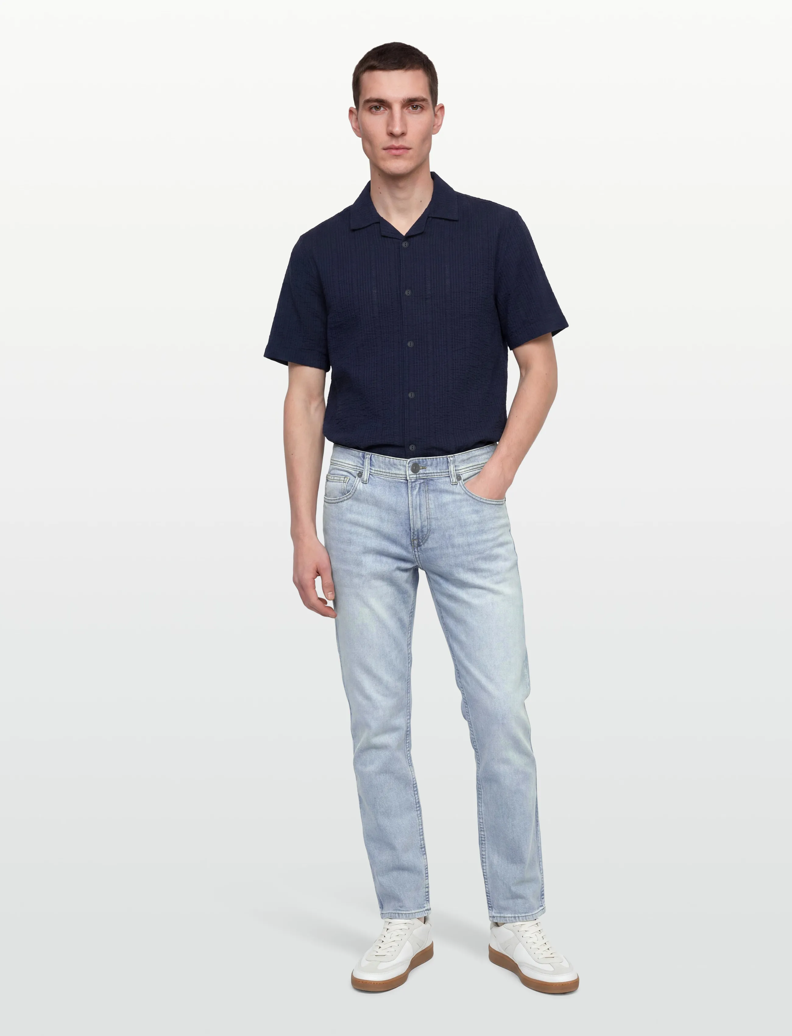 BOSS RE.MAINE-1-BO - Jeans - LIGHT/PASTEL BLUE / blue