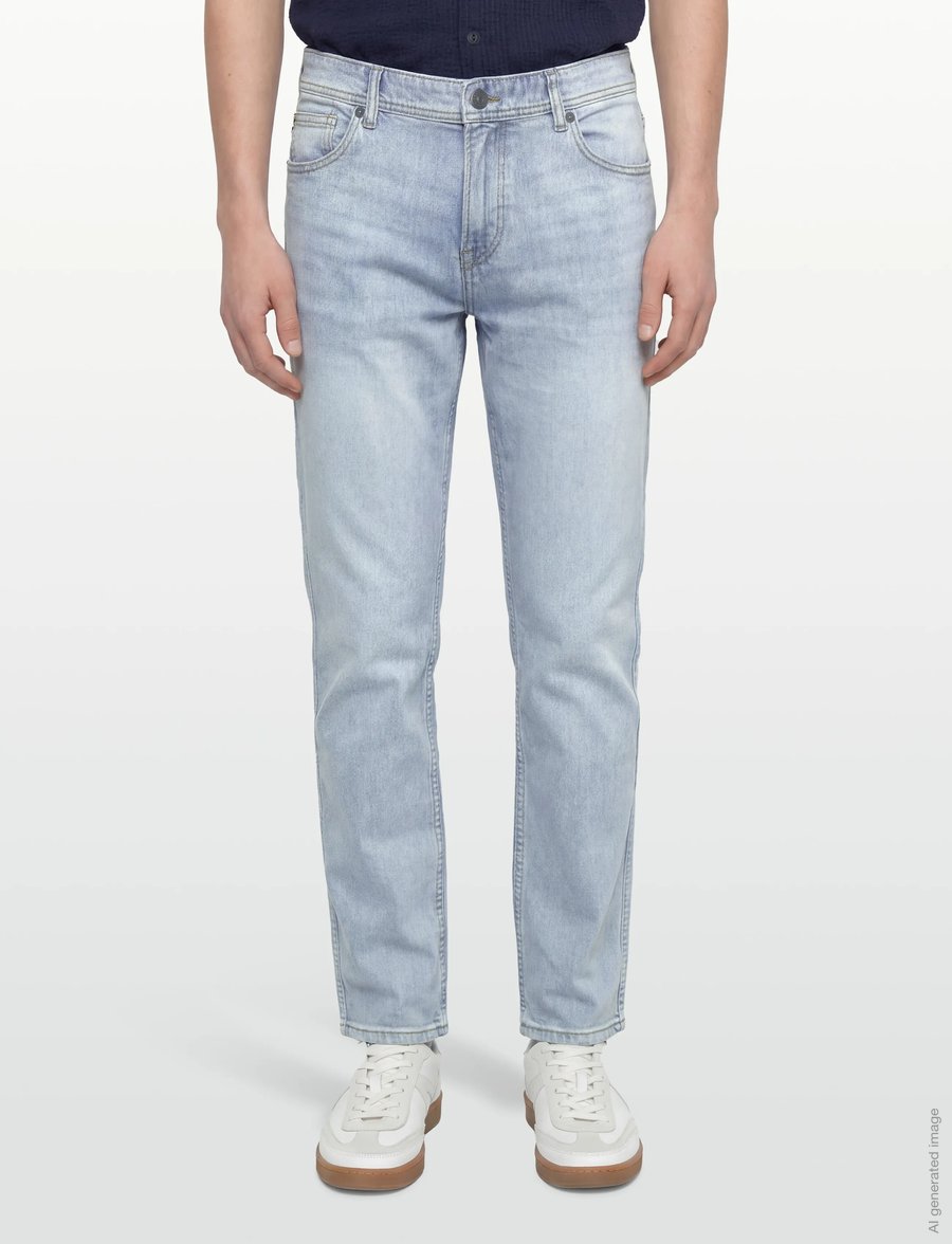 BOSS - RE.MAINE-1-BO - tavalised teksad - light/pastel blue - 3
