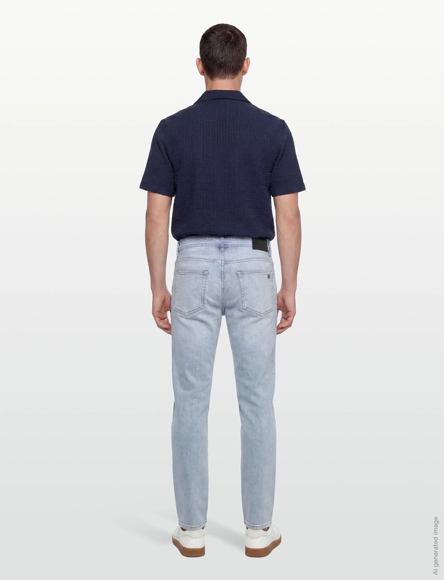BOSS - RE.MAINE-1-BO - tavalised teksad - light/pastel blue - 4