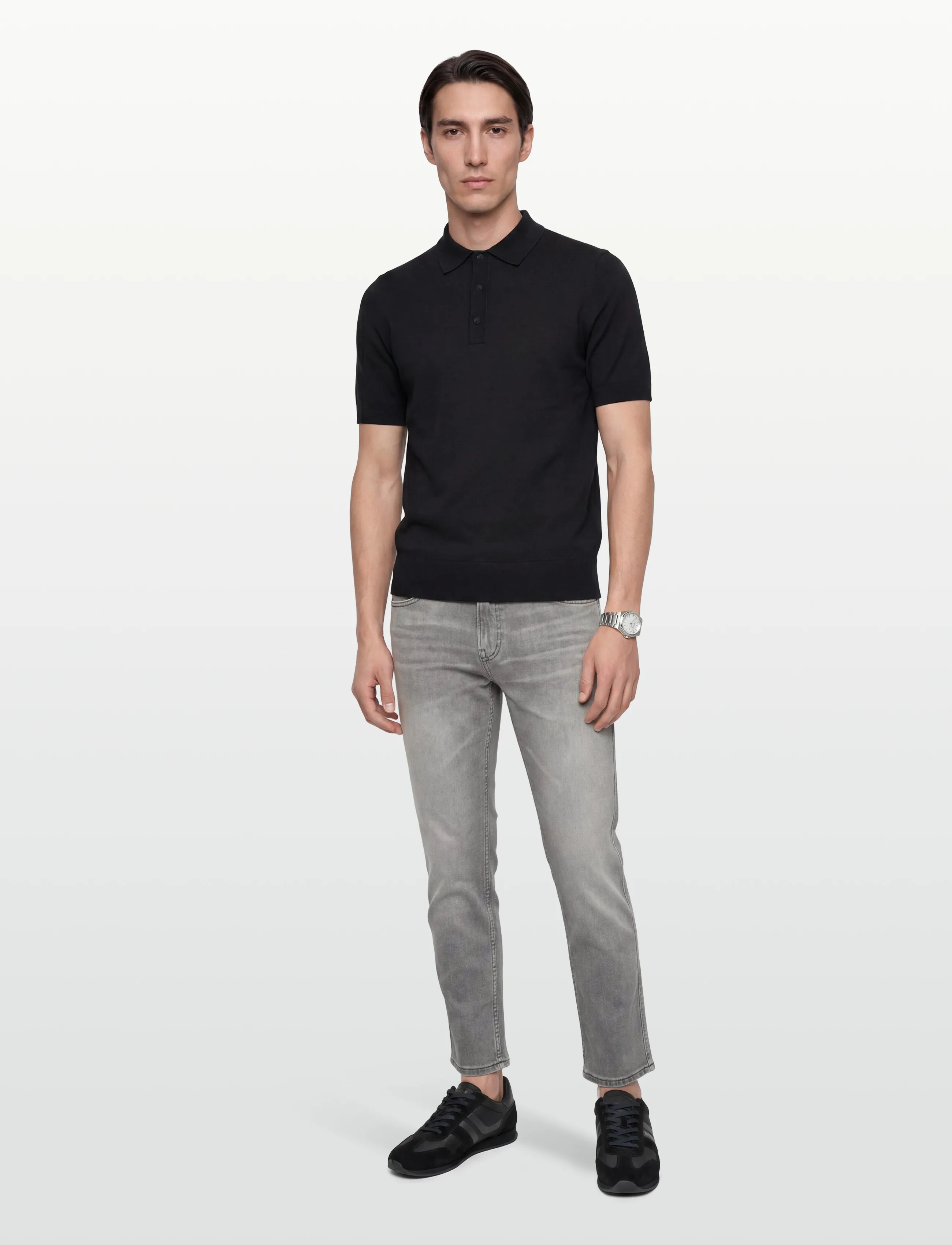 BOSS RE.MAINE-1-BO - Jeans - DARK GREY / grey