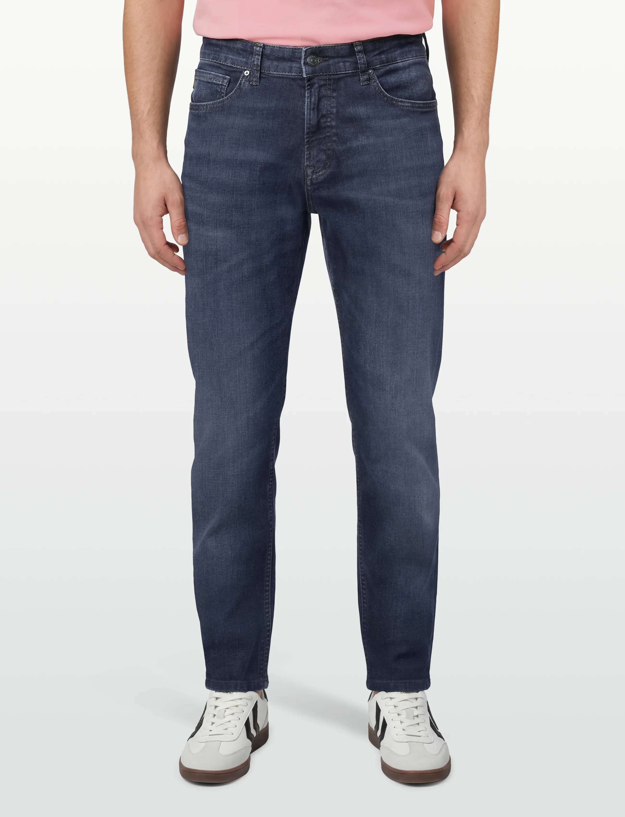 BOSS - RE.MAINE BO - tavalised teksad - medium blue - 3