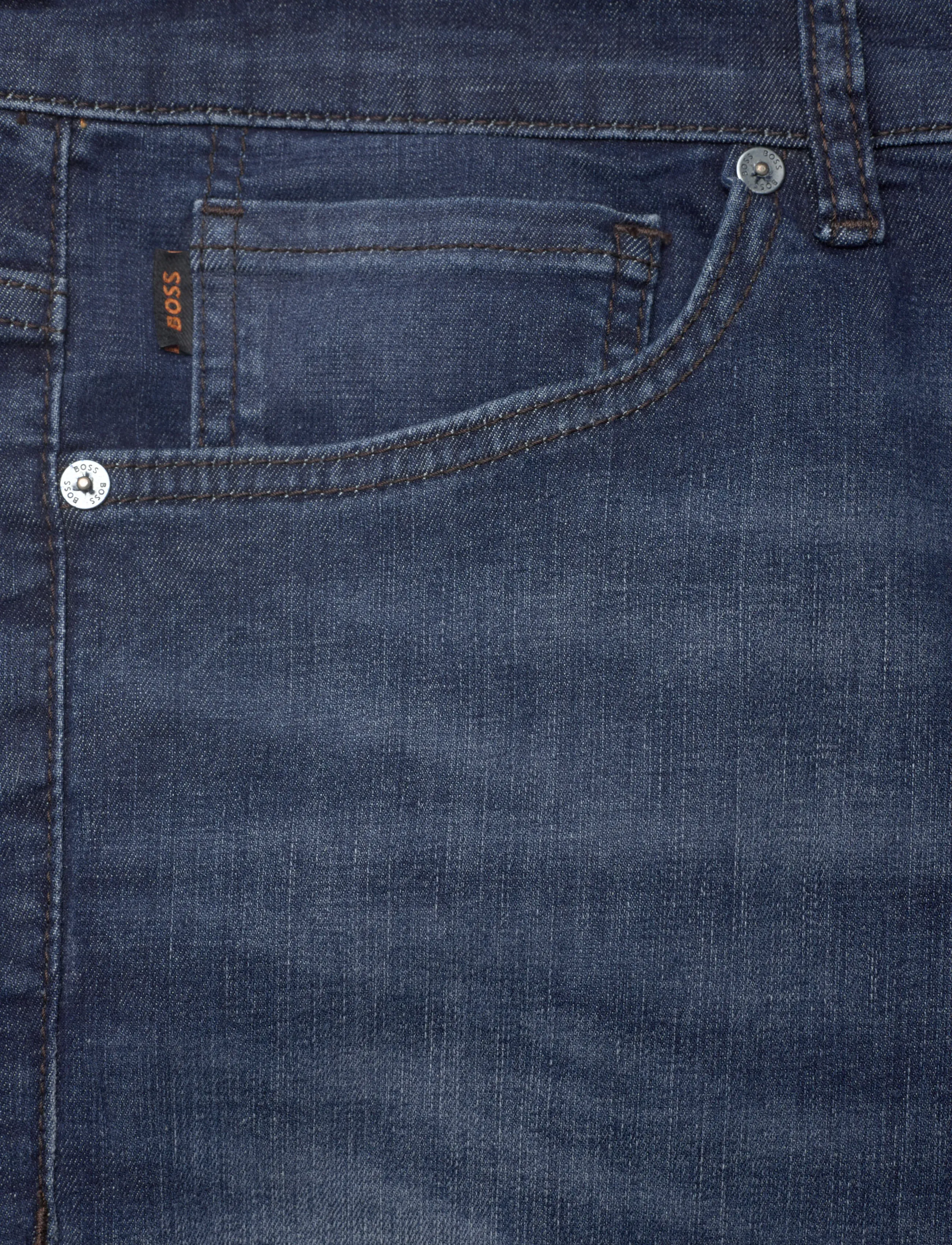 BOSS - RE.MAINE BO - tavalised teksad - medium blue - 5
