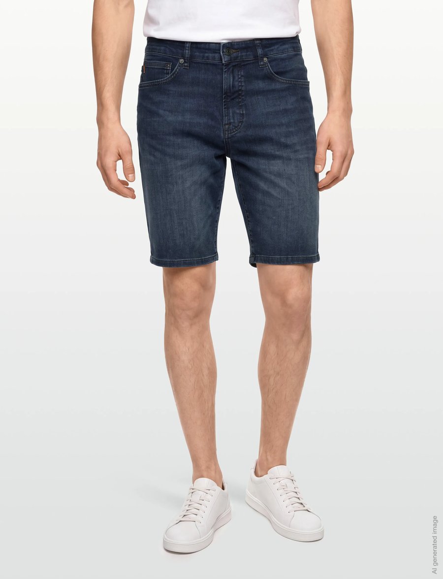 BOSS - Re.Maine Shorts BO - jeansshorts - medium blue - 3