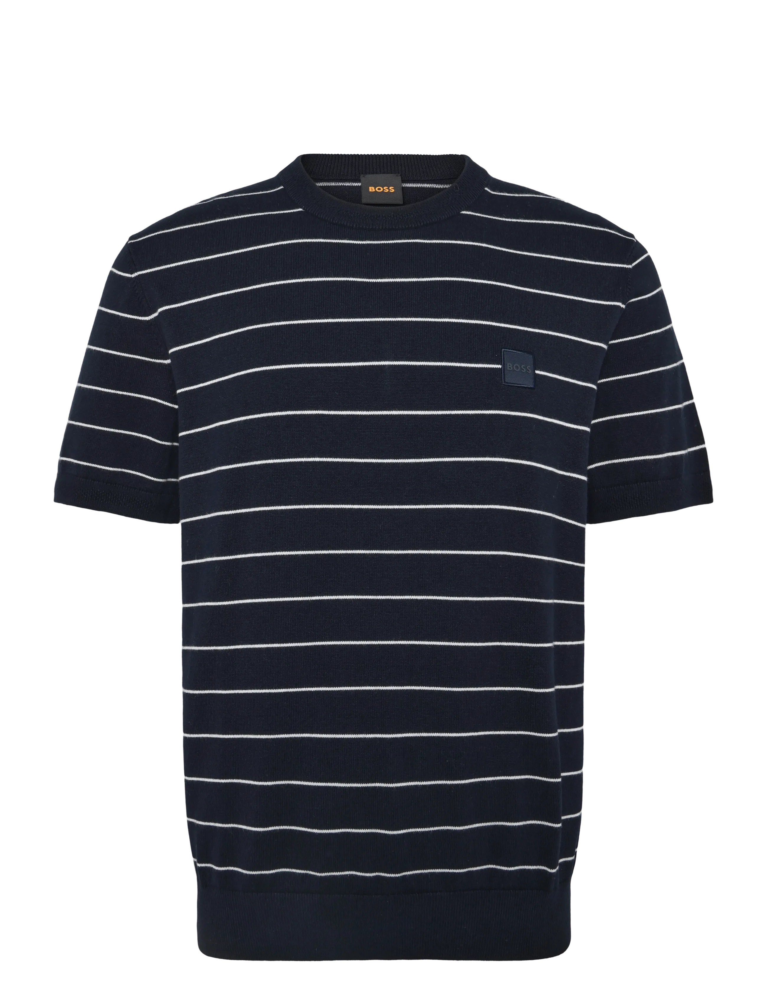 BOSS Kanacho - Ümara kaelusega - DARK BLUE / navy