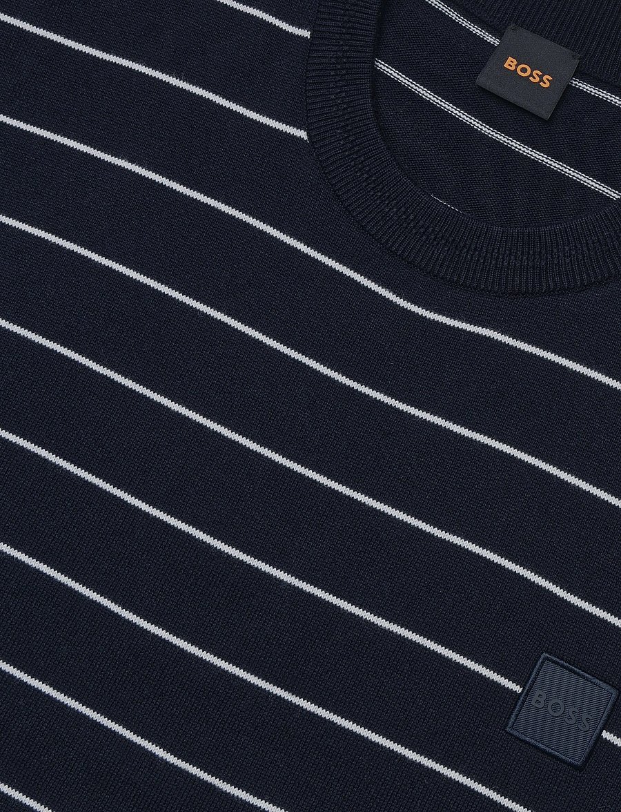 BOSS - Kanacho - Ümara kaelusega - dark blue - 2