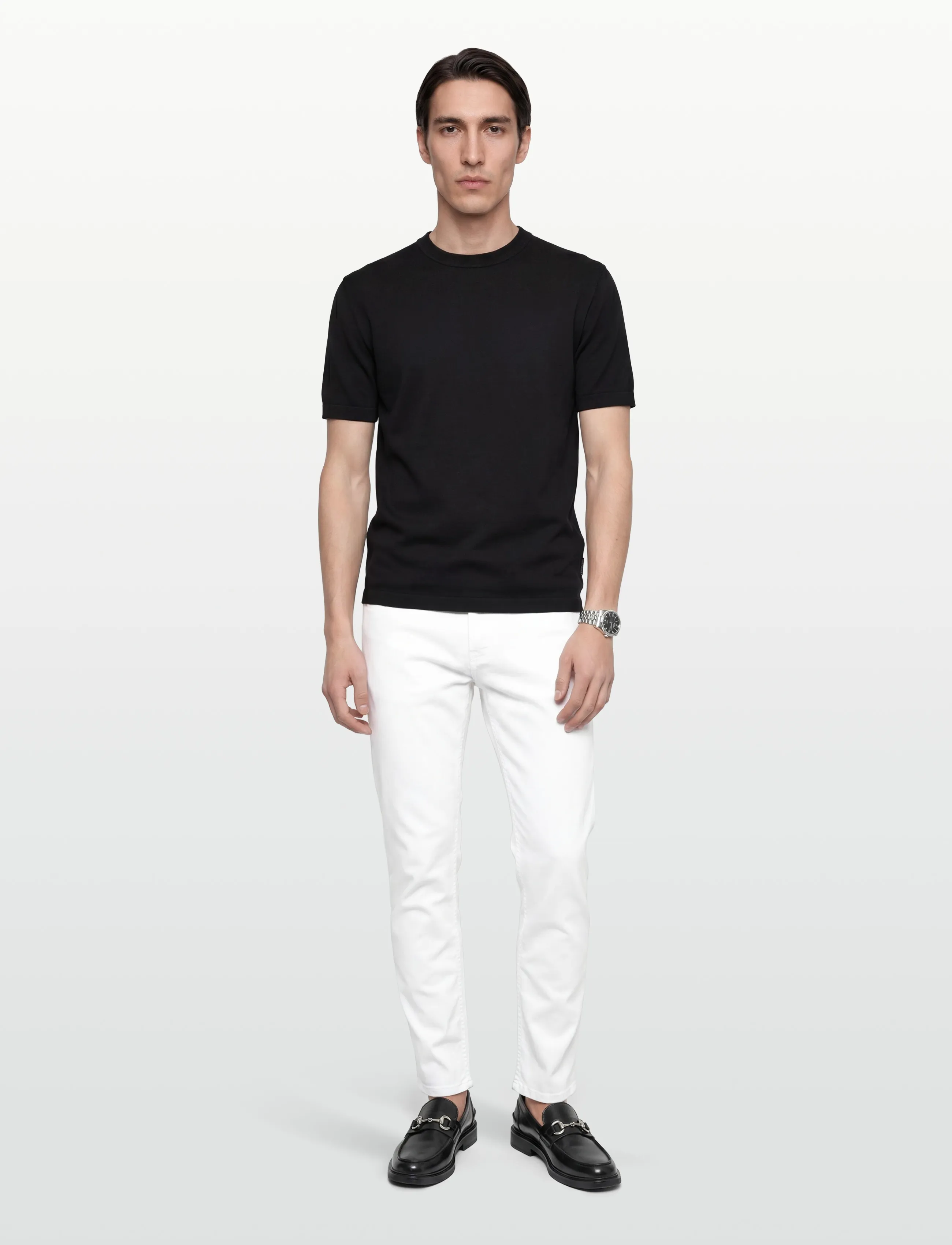 BOSS RE.MAINE BO - Jeans - NATURAL / white