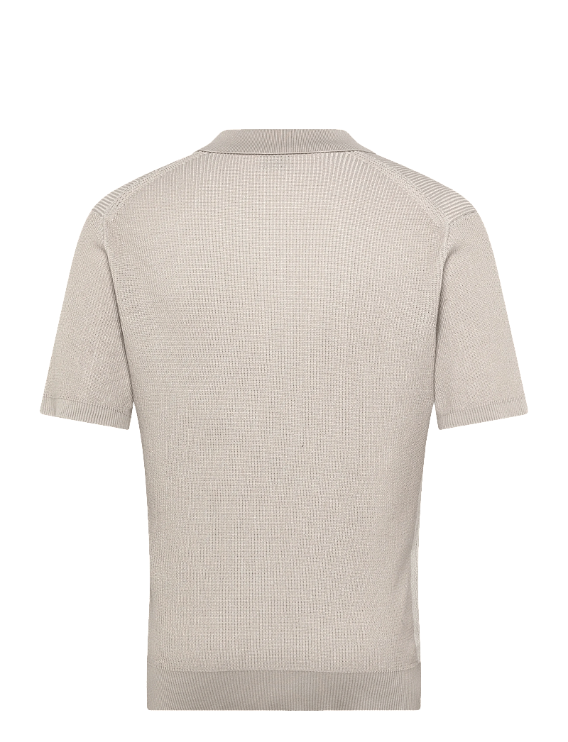 BOSS - Aravolo - stickade pikéer - open grey - 1