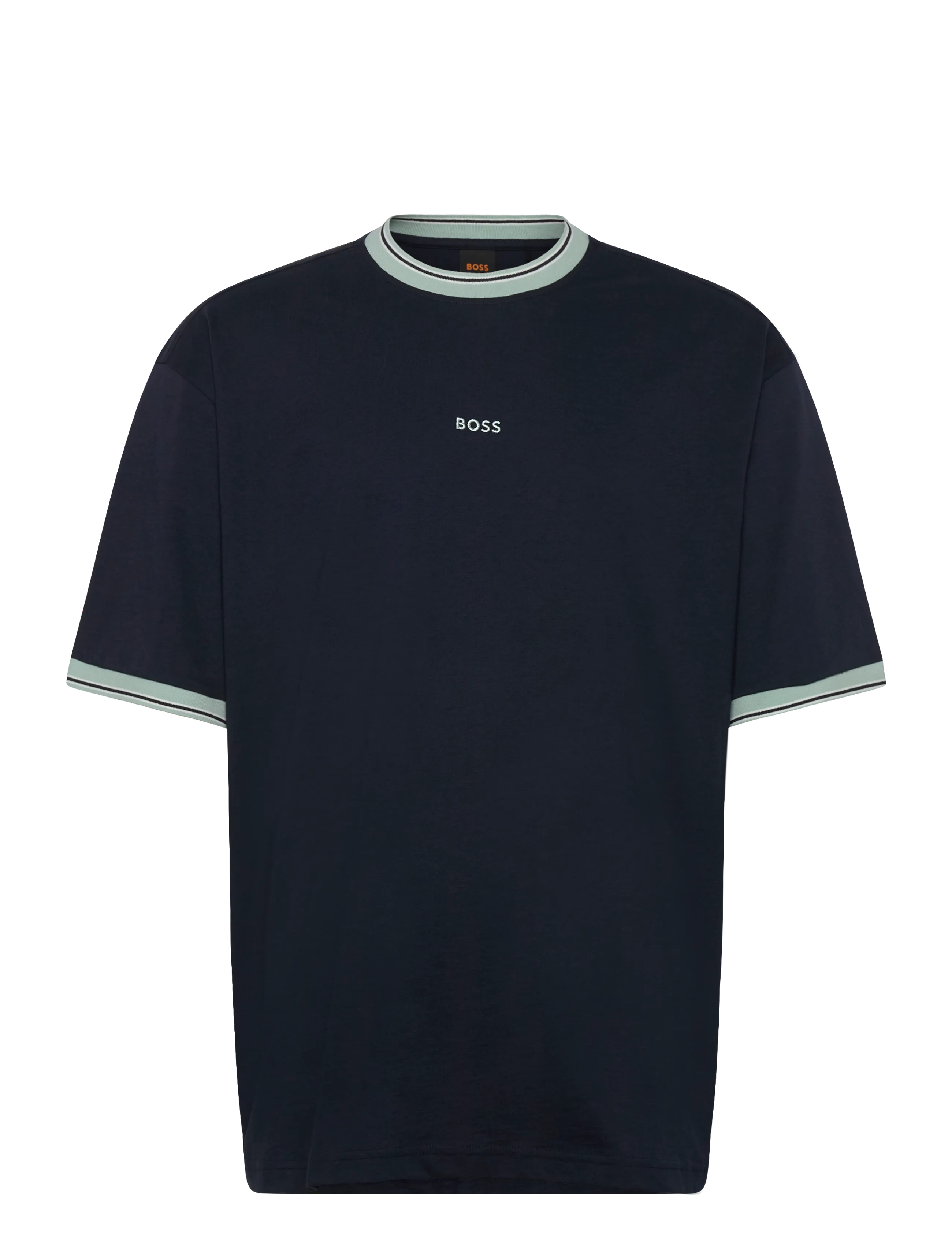 BOSS Te_Blocks - BOSS Orange - DARK BLUE / navy