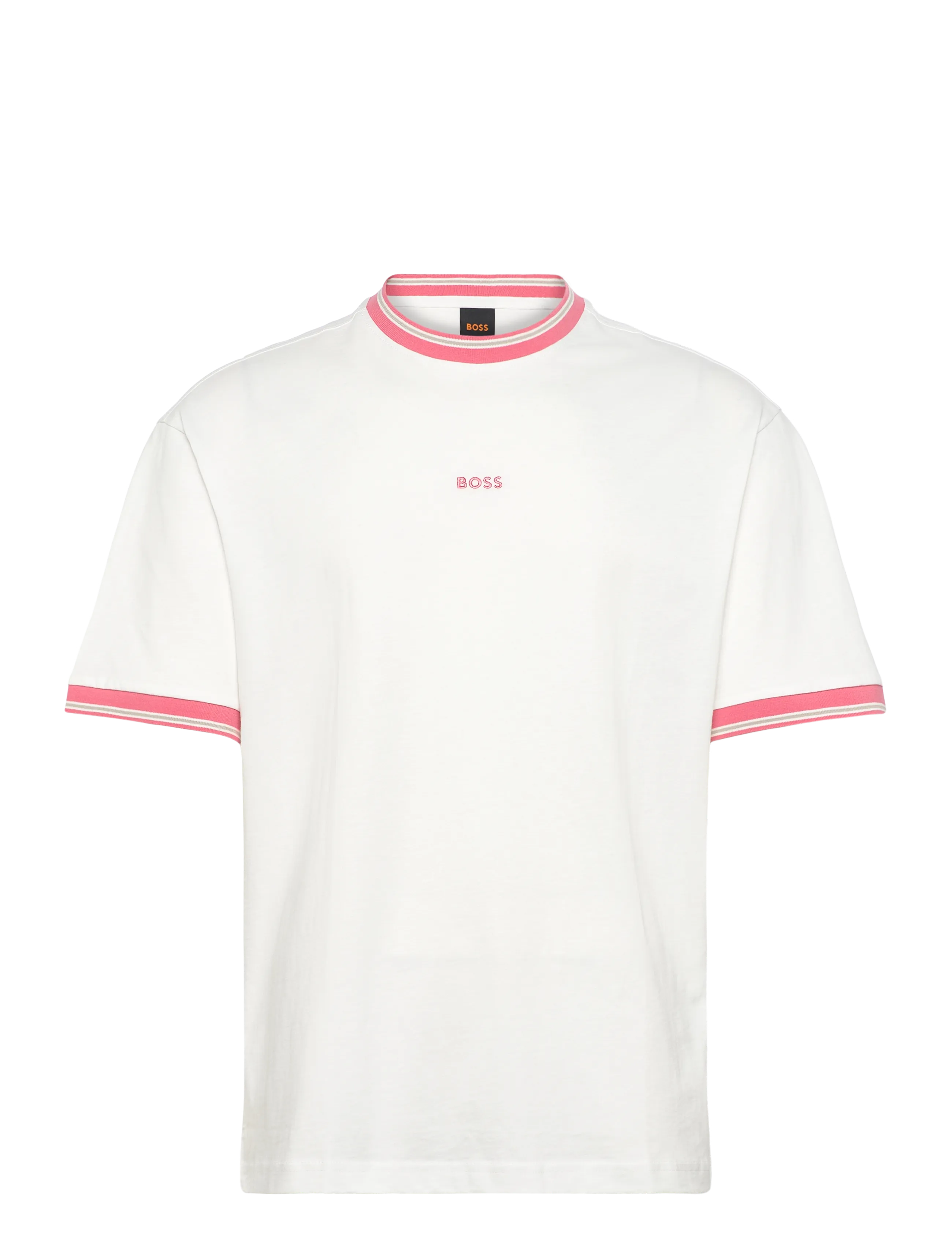 BOSS Te_Blocks - BOSS Orange - NATURAL / white