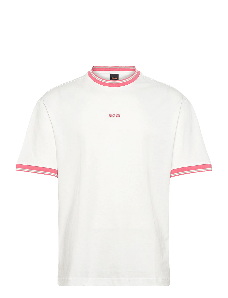 BOSS - Te_Blocks - kortärmade t-shirts - natural - 1