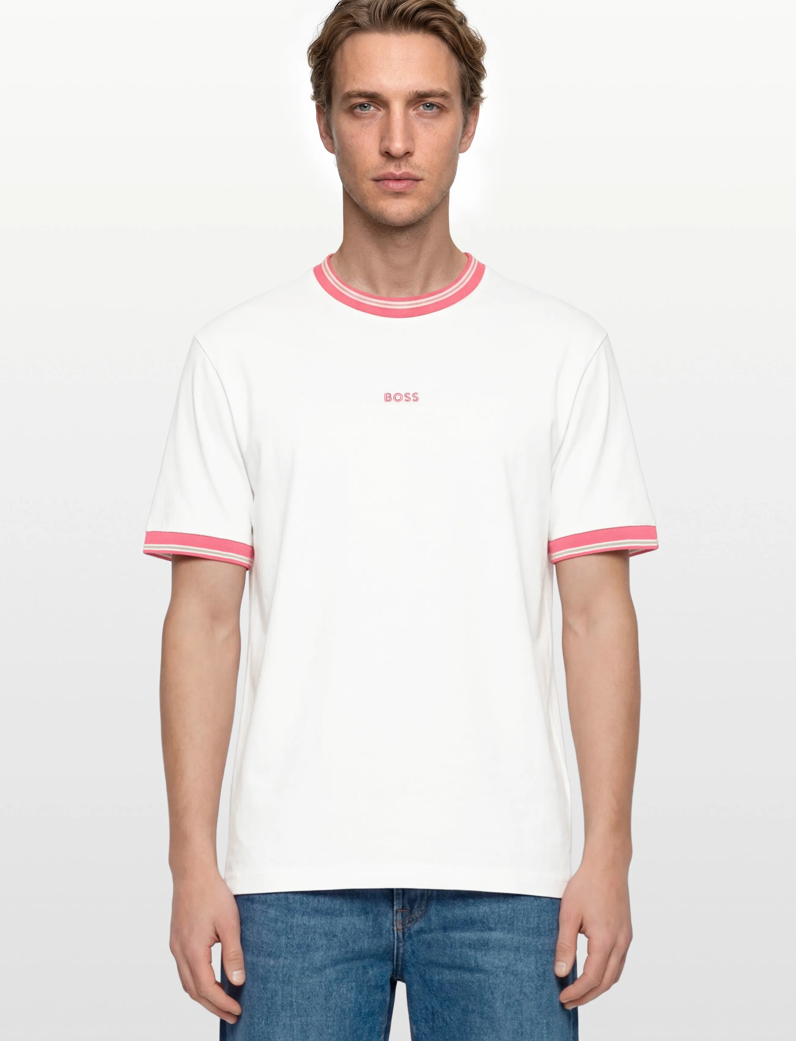 Boss Te_Blocks t-shirts - bas herr – bild 2