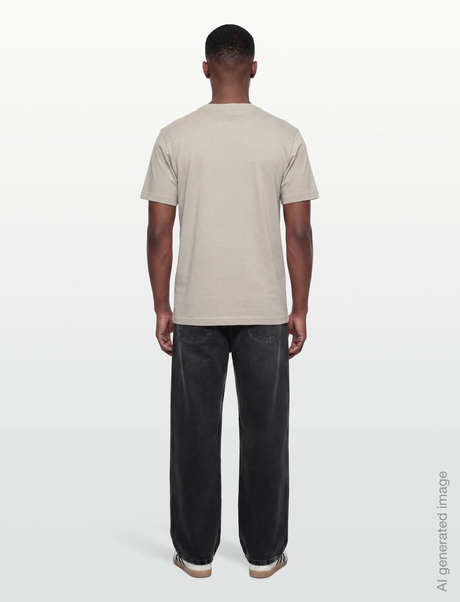 BOSS - Te_Dj - short-sleeved t-shirts - open grey - 4