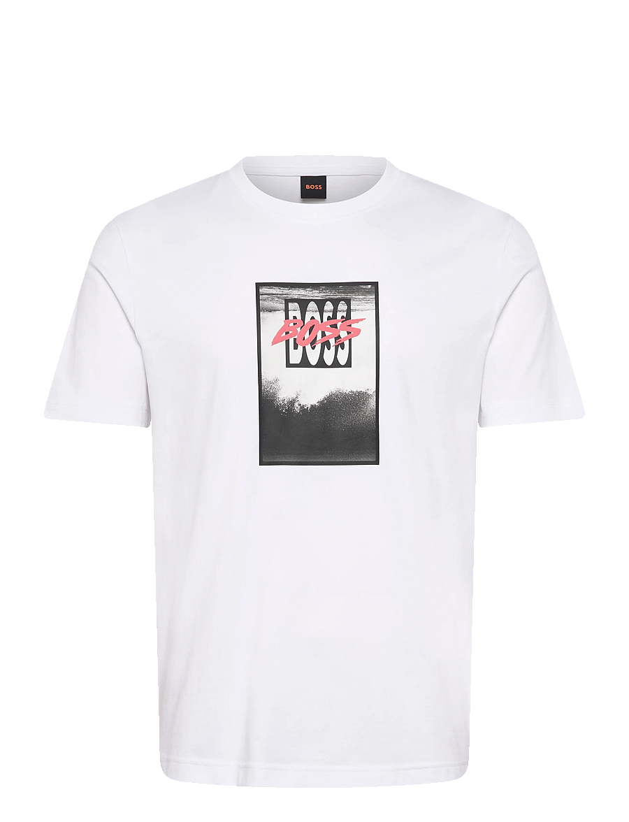 BOSS - Te_Dj - kortärmade t-shirts - white - 1