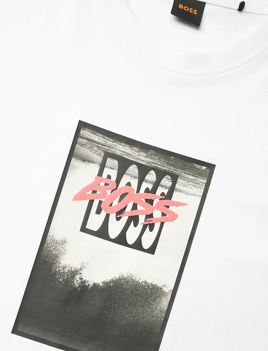 BOSS - Te_Dj - kortärmade t-shirts - white - 5