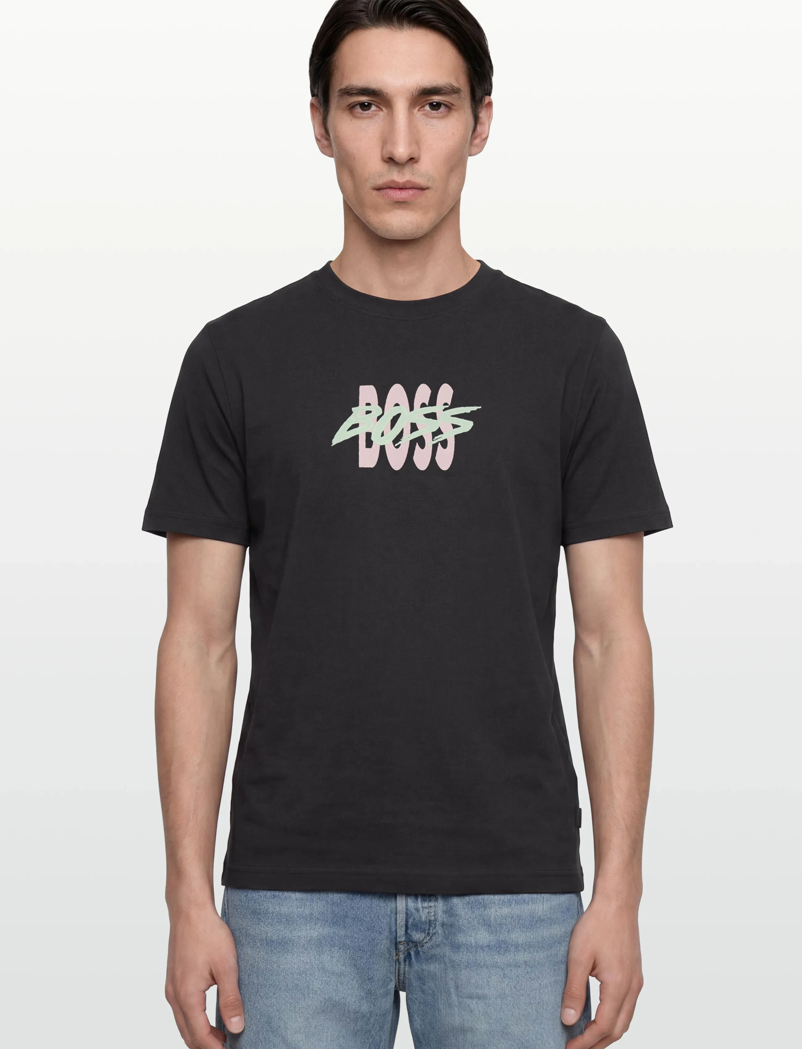 BOSS - Te_Bass - kortærmede t-shirts - black - 3