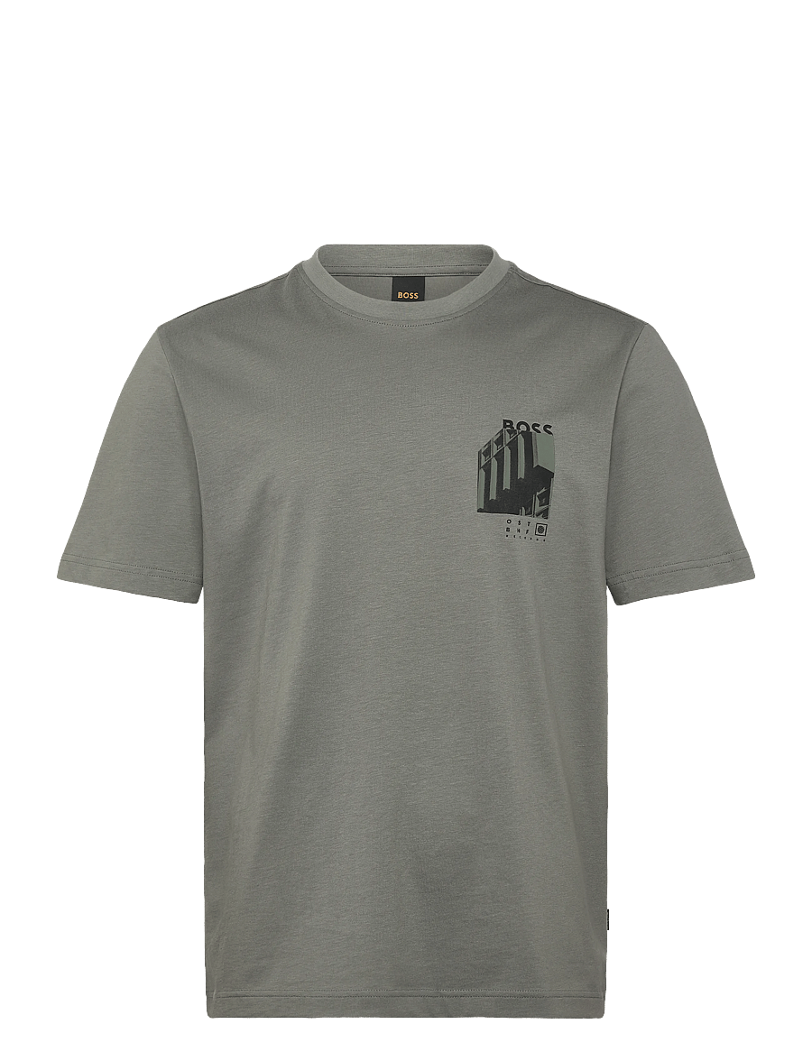 BOSS - Te_Board - kurzärmelige t-shirts - open grey - 1
