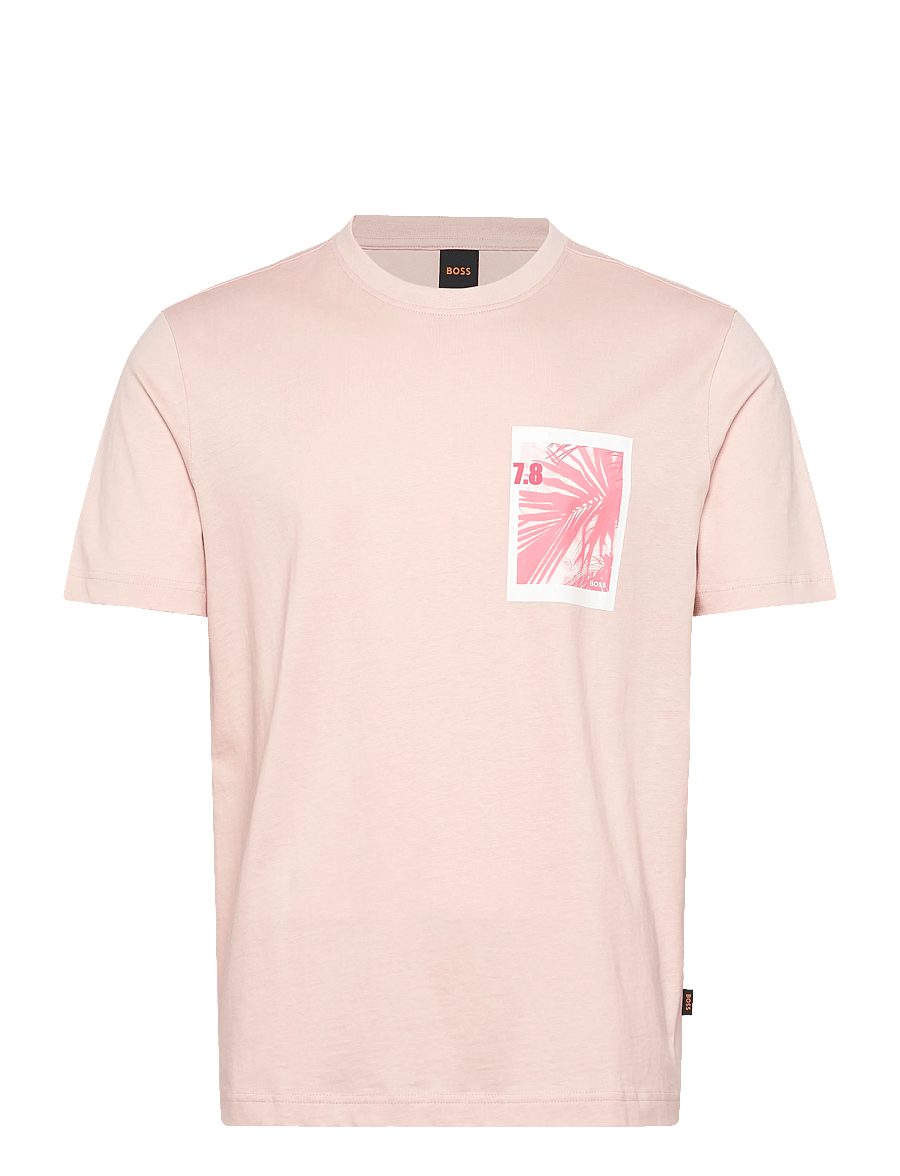 BOSS - Te_Board - kurzärmelige t-shirts - open pink - 1